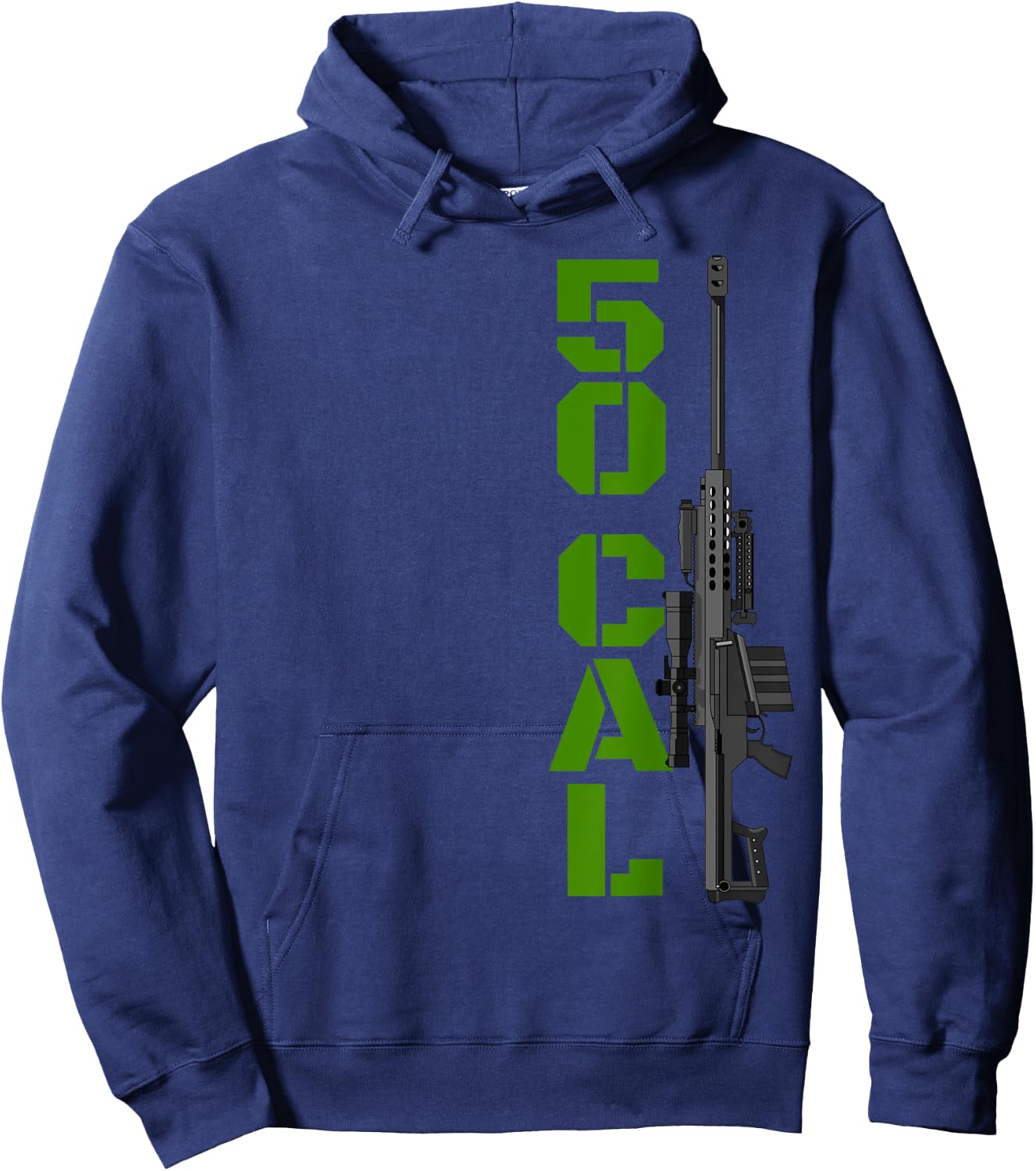 Barrett 50 Cal Gun Love 2nd Amendment Adult Pro Gun Hoodie - Hoodie | Navy