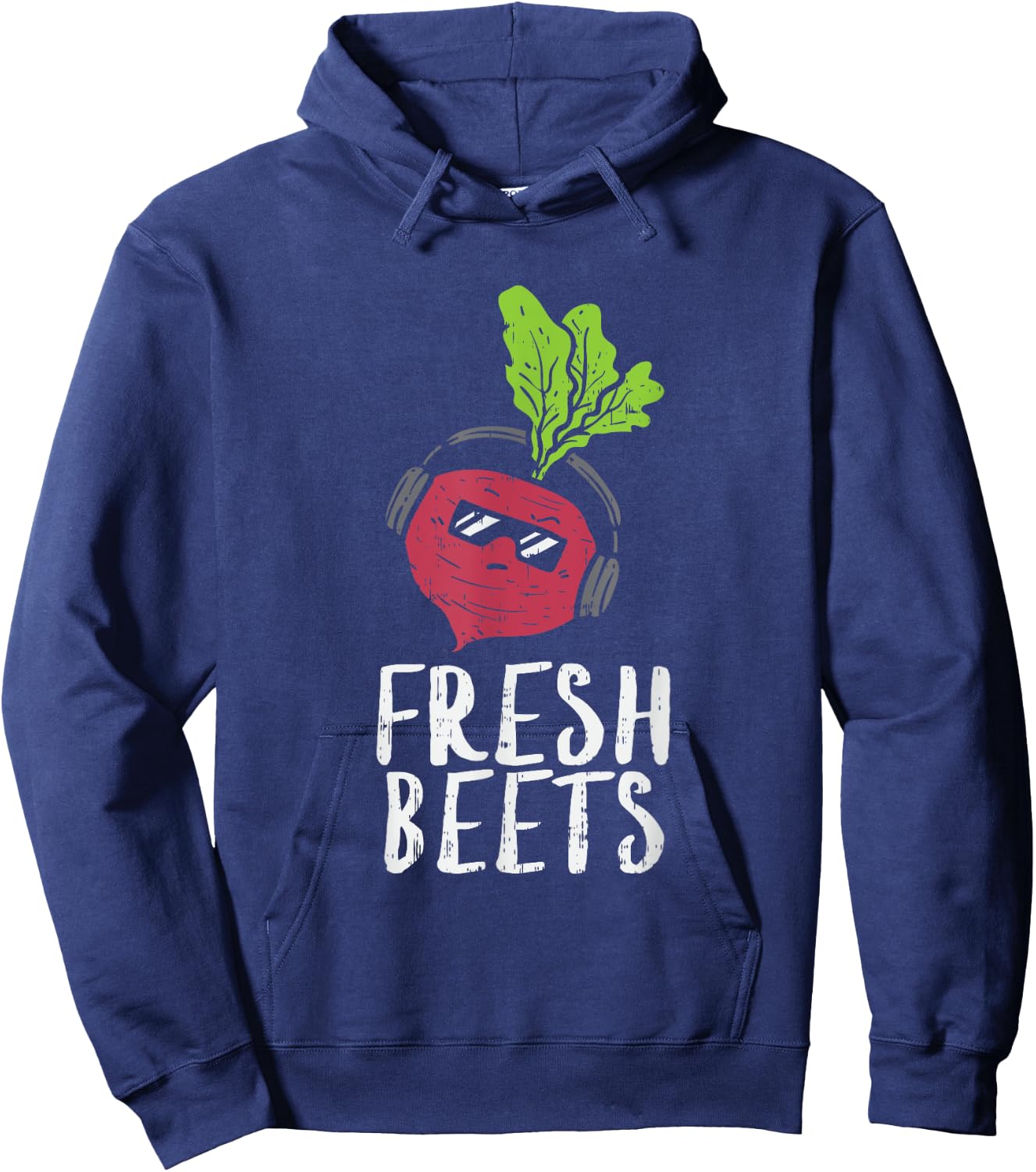 Funny Fresh Beets Vegetable Farmers Market Local Farm Food Hoodie - Hoodie | Navy