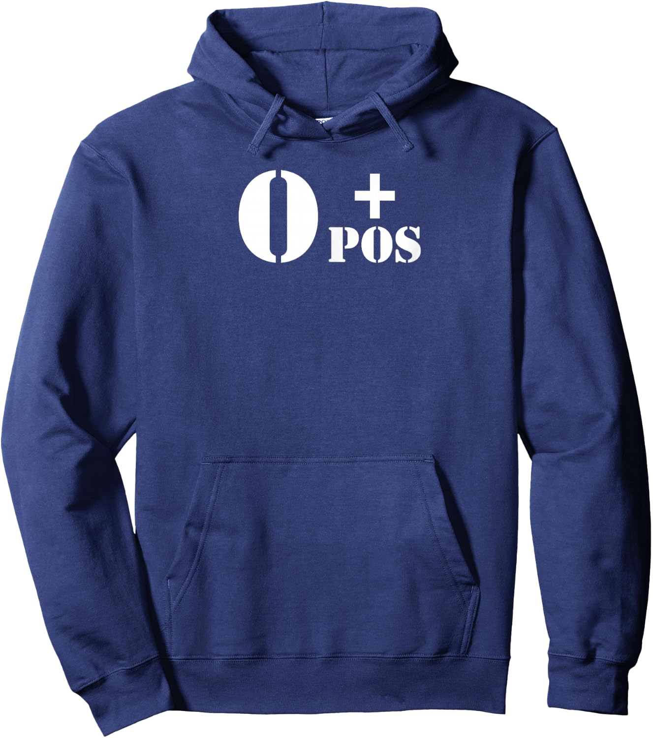 Blood Type O Positive Hoodie - Hoodie | Navy