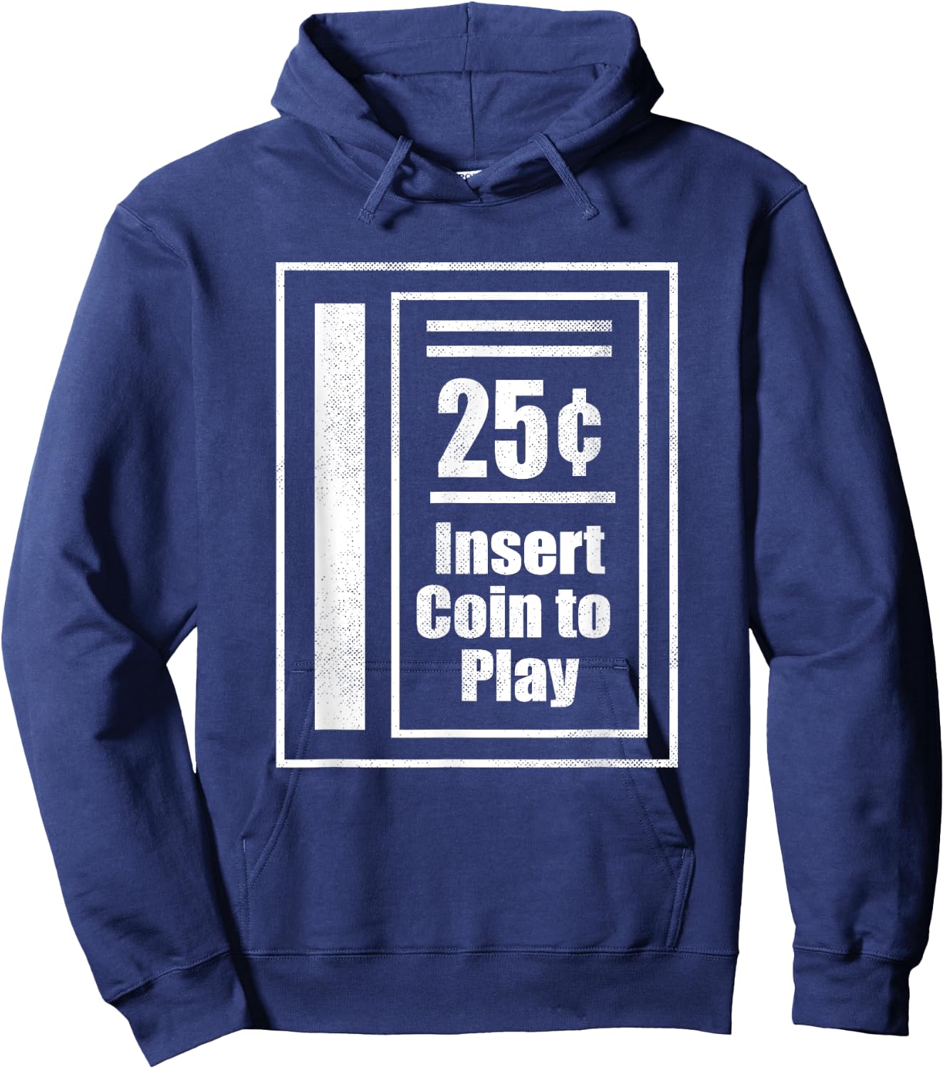 Arcade Game Coin Slot - 80s Retro Video Gamer Hoodie - Hoodie | Navy