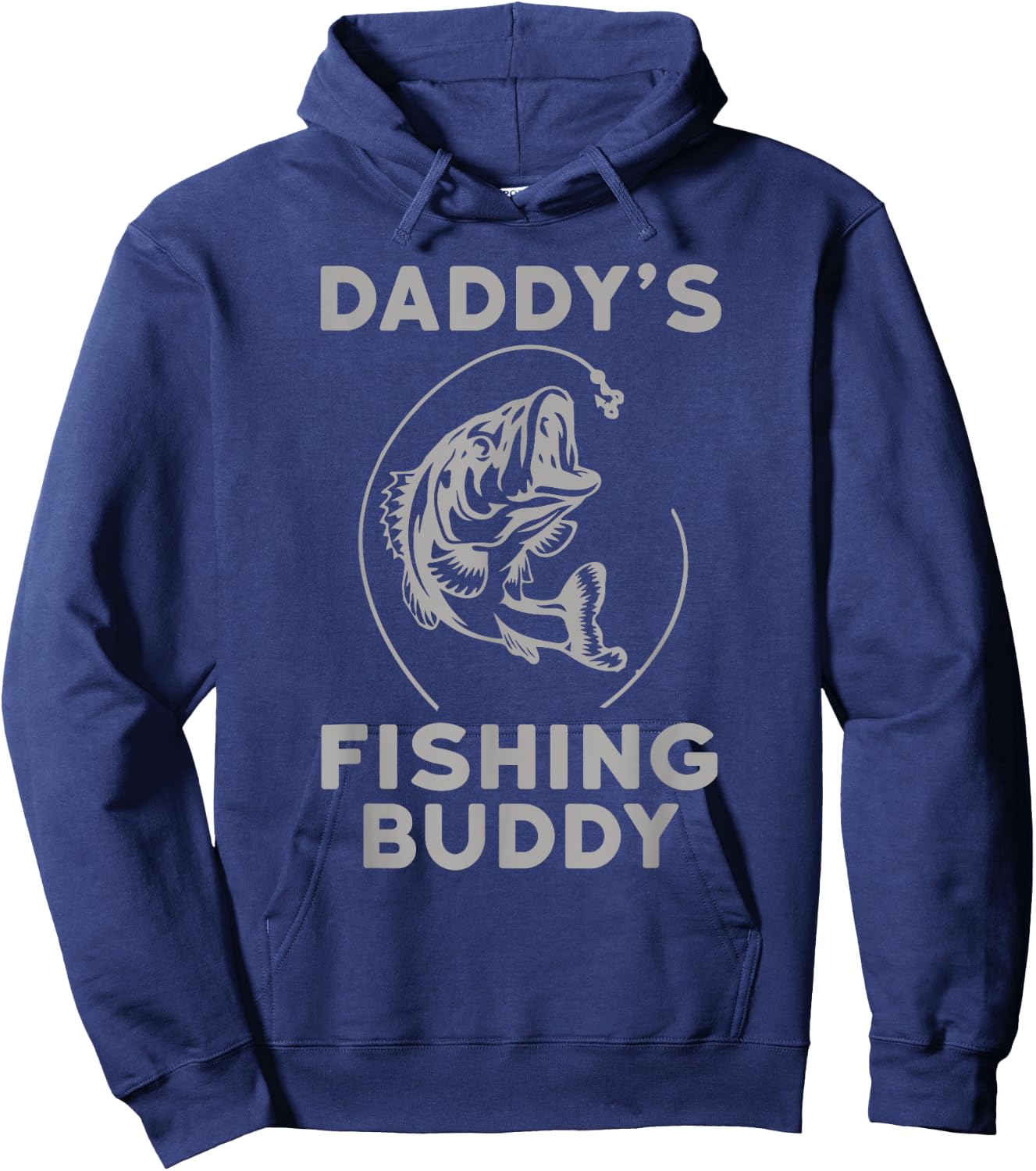 Daddy's Fishing Buddy Perfect Dad Gift Shirt Hoodie - Hoodie | Navy