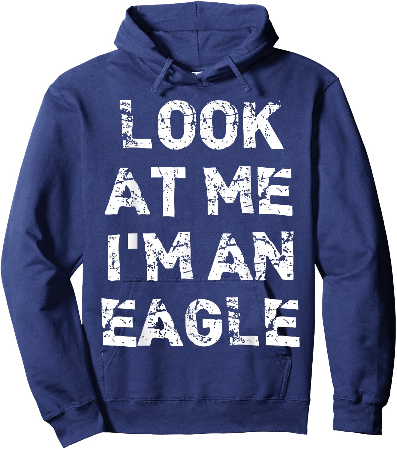 "Look At Me I'm An Eagle" Funny Halloween Hoodie - Hoodie | Navy