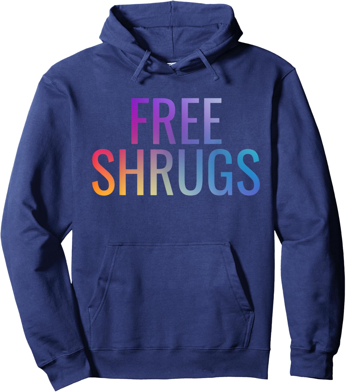Free Shrugs Meme Hoodie - Hoodie | Navy
