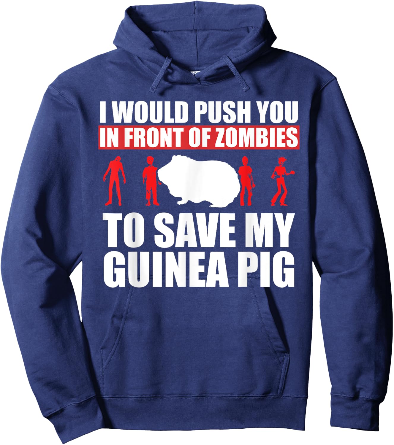 Save My Pet Guinea Pig Hoodie - Hoodie | Navy