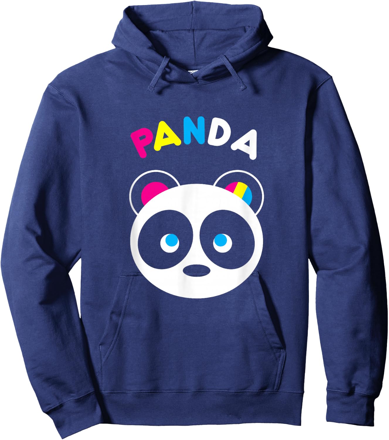 Funny Panda Shirt, LGBTQ Pansexual Pride Gift Hoodie - Hoodie | Navy