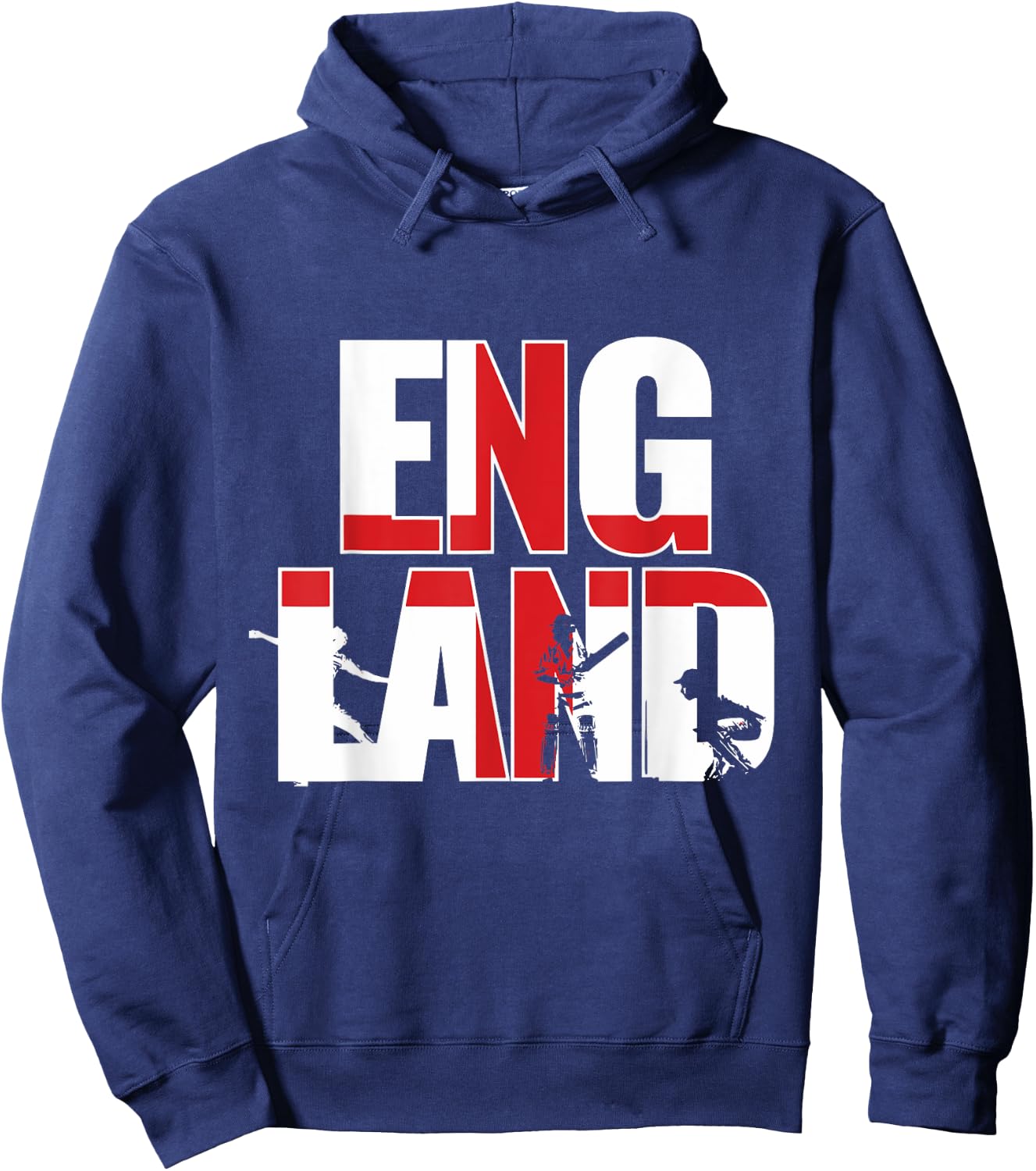 England Cricket : English 2019 National Fans Jersey Hoodie - Hoodie | Navy