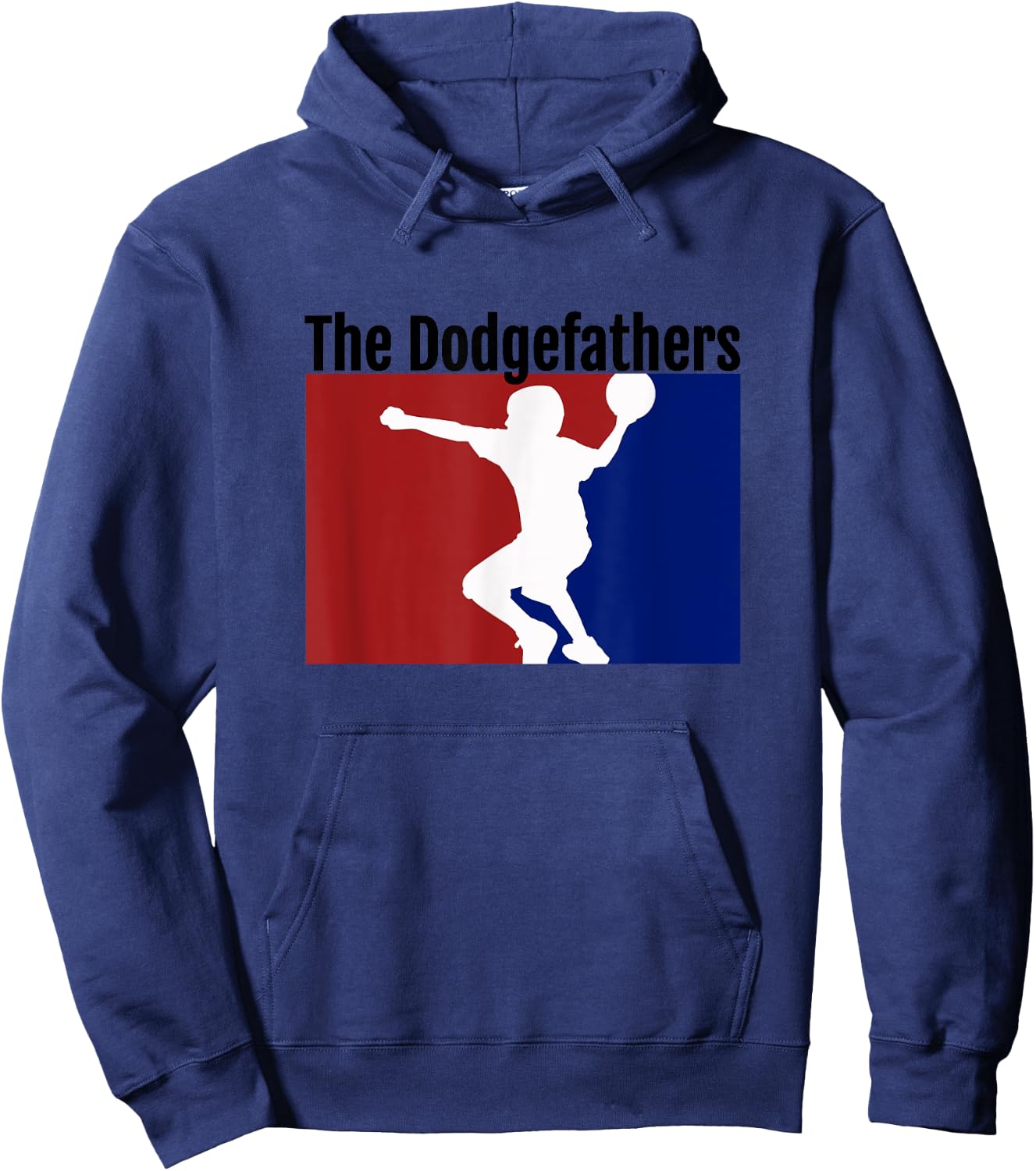 Dodgeball Champs Team Name - The Dodgefathers Shirt Hoodie - Hoodie | Navy