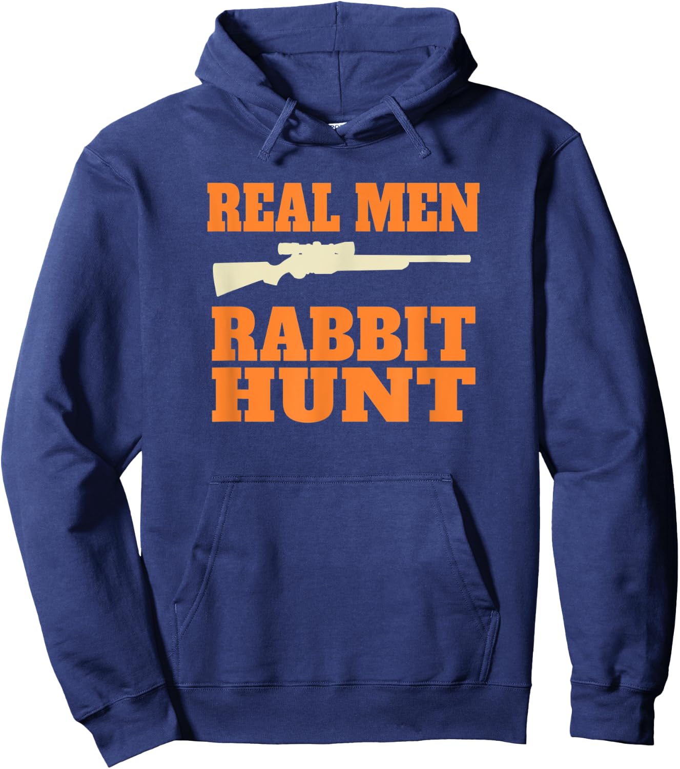 Funny Rabbit Hunting Hoodie - Hoodie | Navy