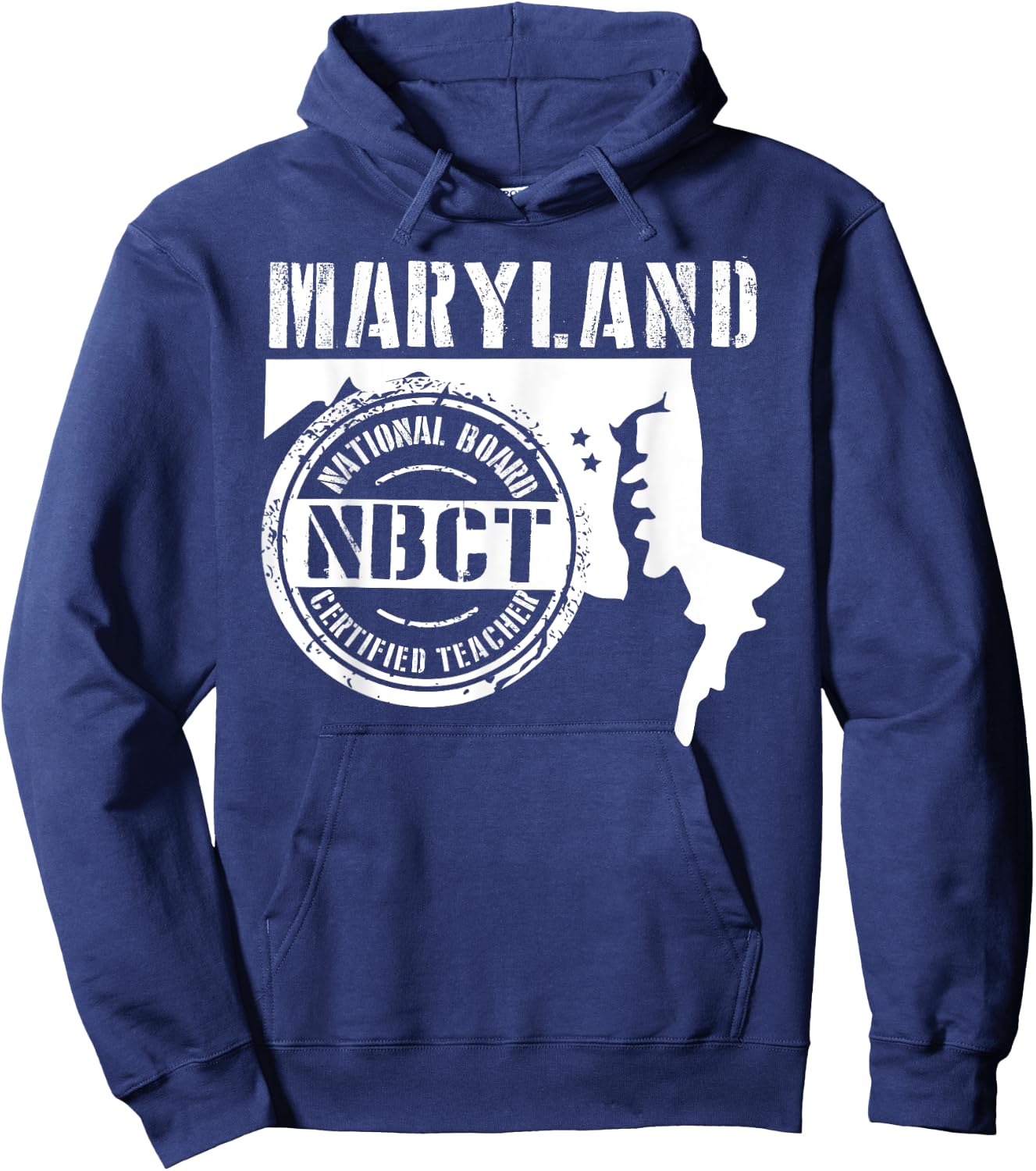 Maryland National Board Certified Teacher NBCT Hoodie - Hoodie | Navy