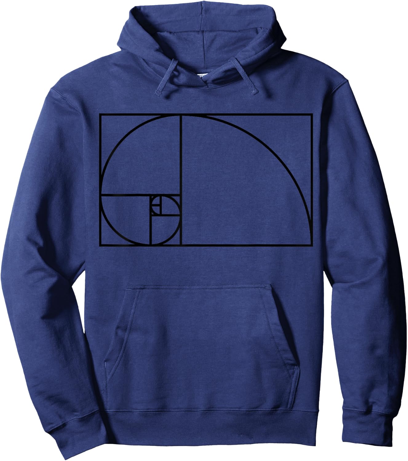 Fibonacci Sequence Golden Ratio Numbers Hoodie - Hoodie | Navy