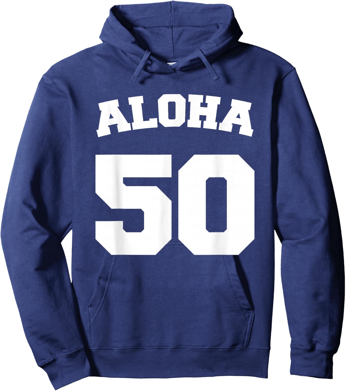 Aloha Hawaii 50th State Hoodie - Hoodie | Navy
