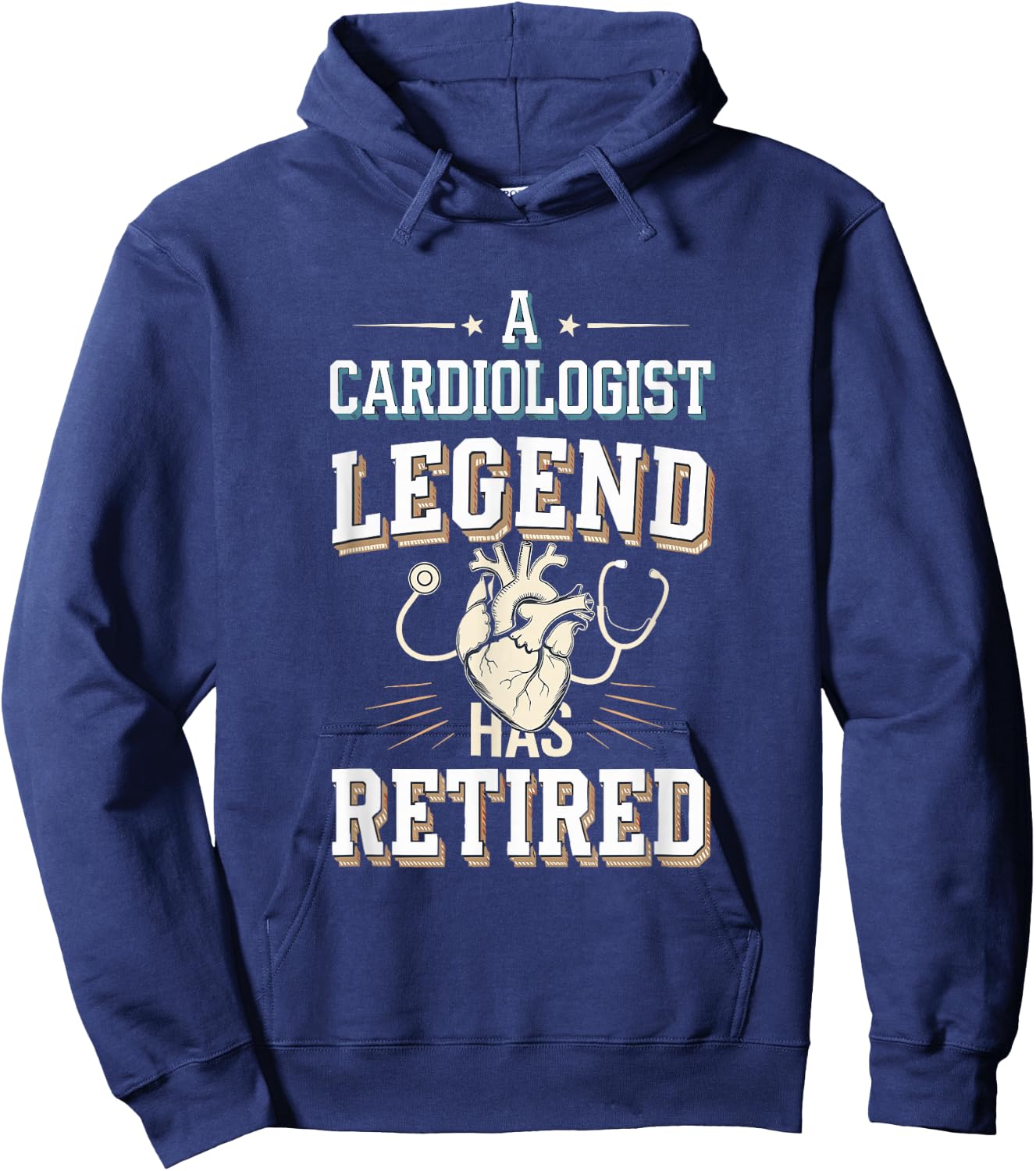 Retirement Legend Has Retired Cardiologist Hoodie - Hoodie | Navy