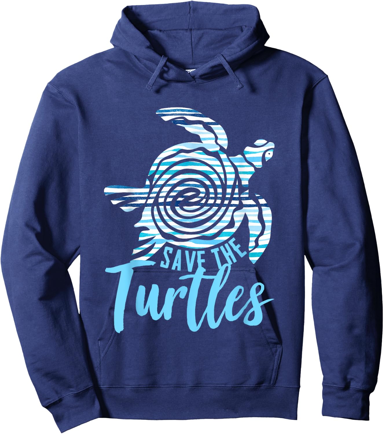 Save The Turtles Hoodie - Hoodie | Navy