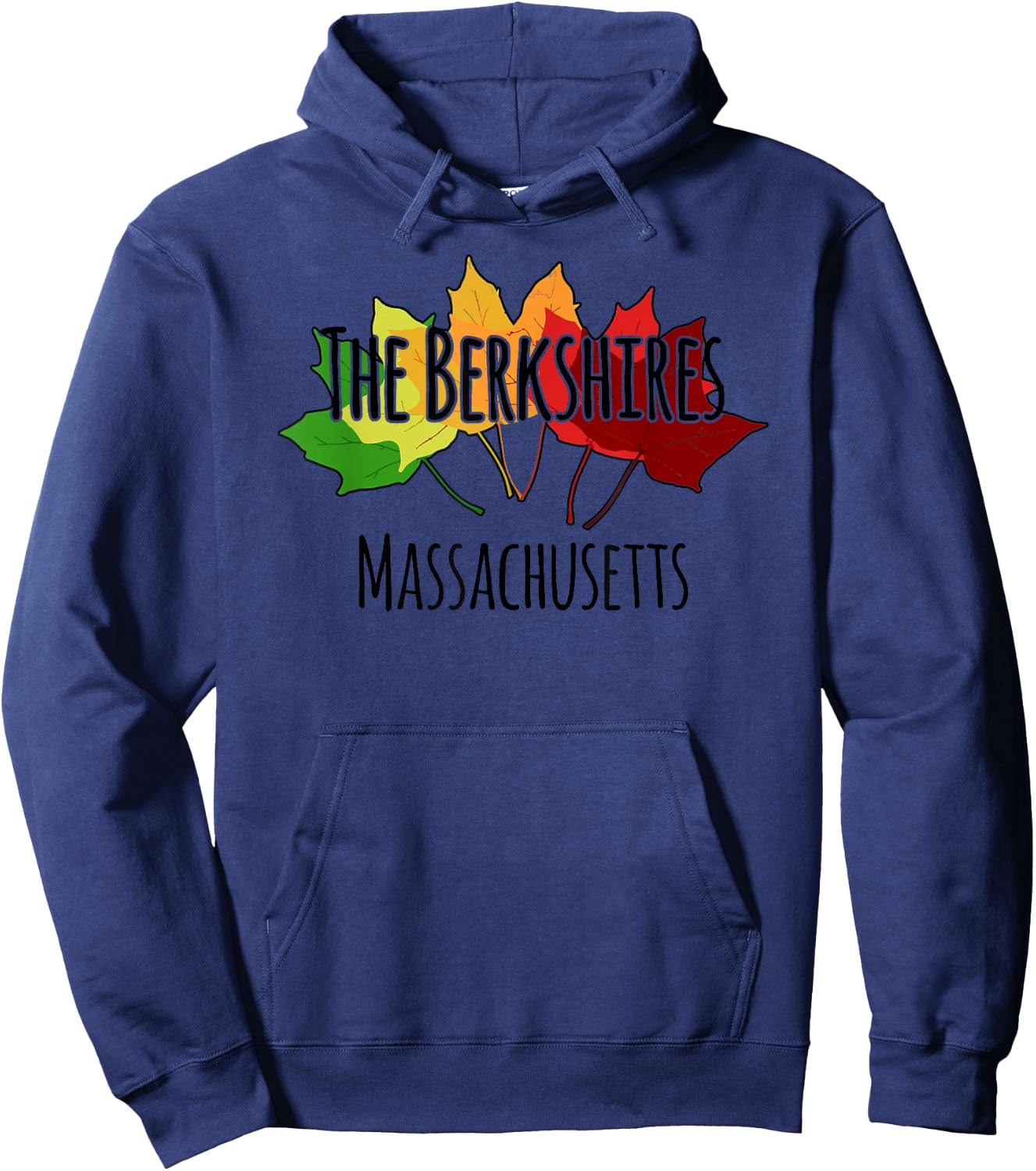 Foliage Watching - The Berkshires, Massachussetts Hoodie - Hoodie | Navy
