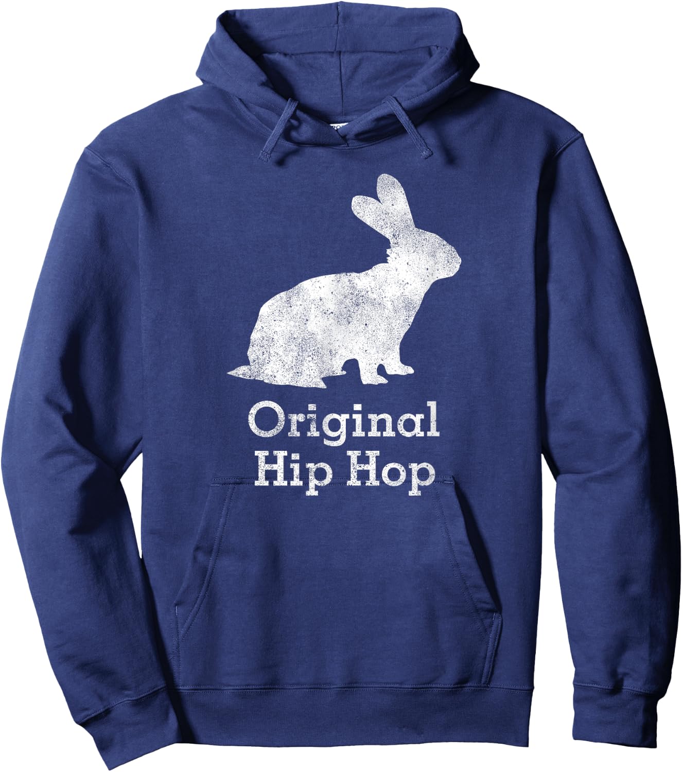 Vintage Bunny Rabbit Original Hip Hop Shirt Hoodie - Hoodie | Navy