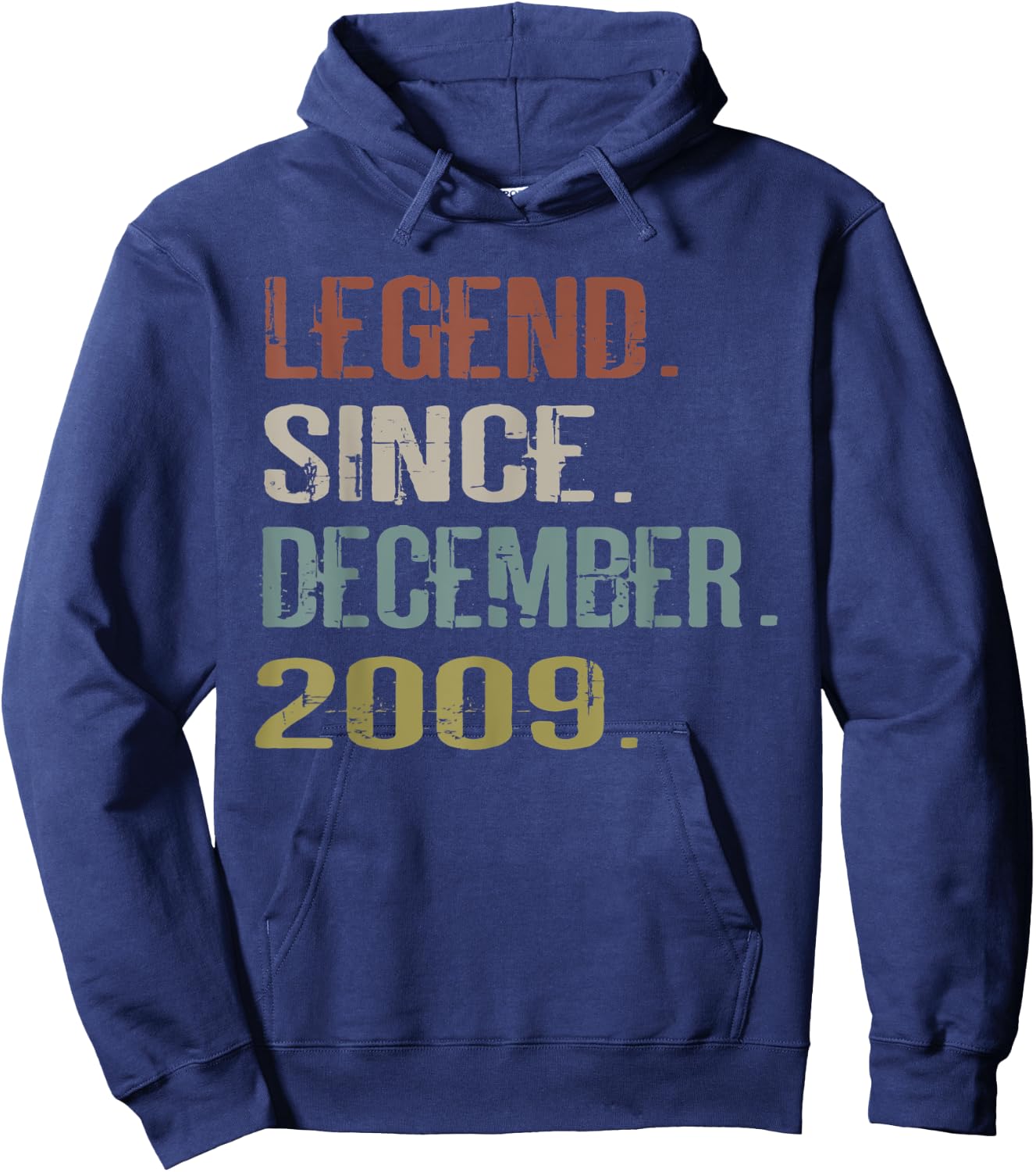 10 years old Shirt Gifts Awesome Since December 2009 Hoodie - Hoodie | Navy