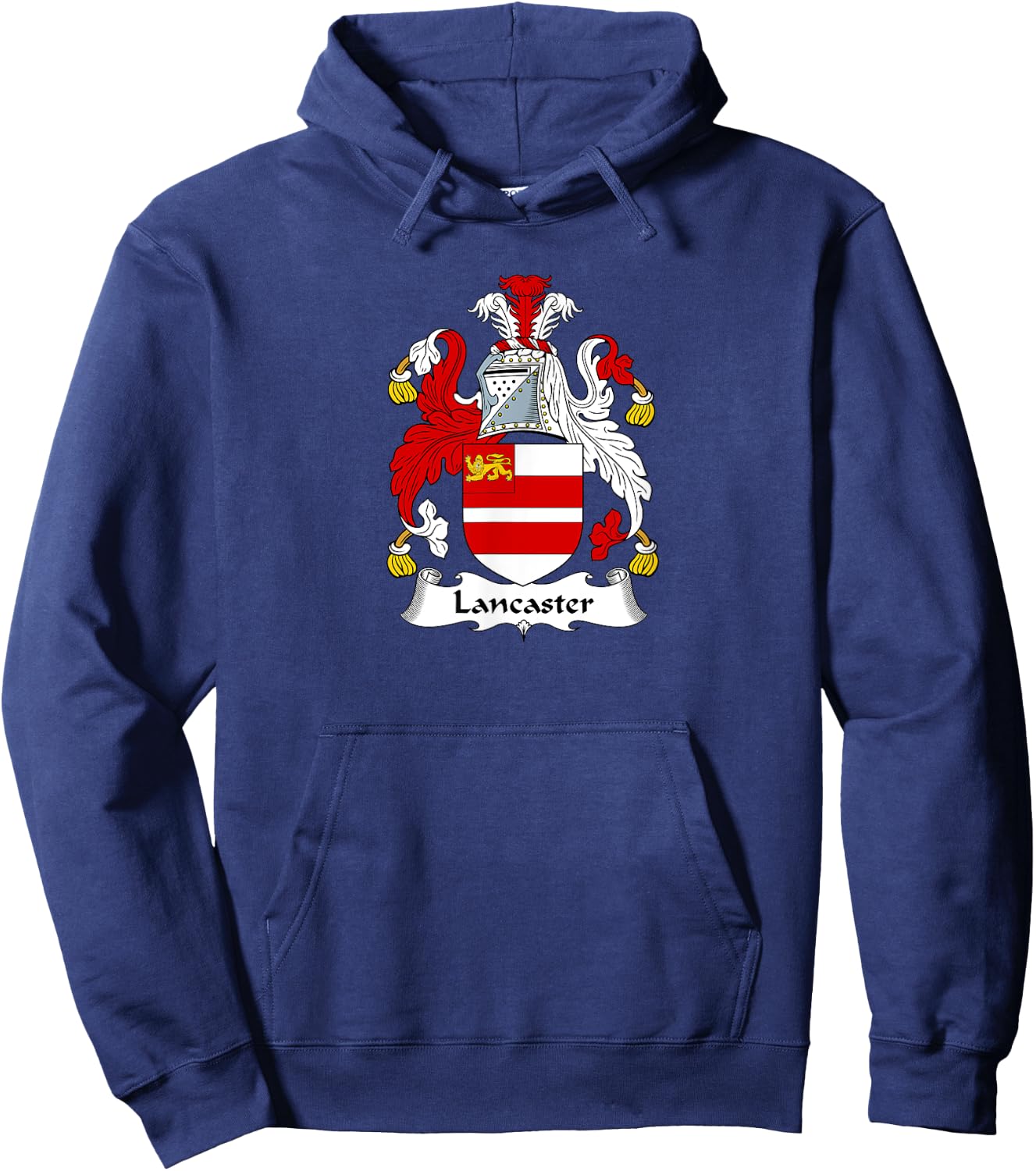 Lancaster Coat of Arms - Family Crest Shirt Hoodie - Hoodie | Navy