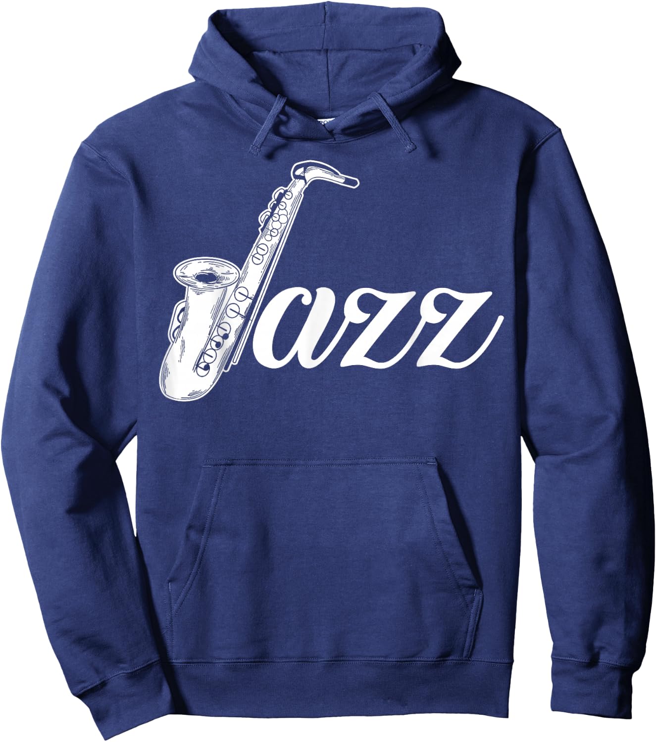 Jazz Saxophone | Cute Instruments Sax Tuba Lovers Gift Hoodie - Hoodie | Navy