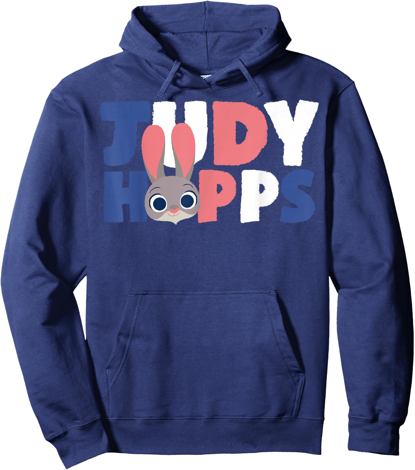 Disney Zootopia Judy Hopps Text Portrait Graphic Hoodie - Hoodie | Navy