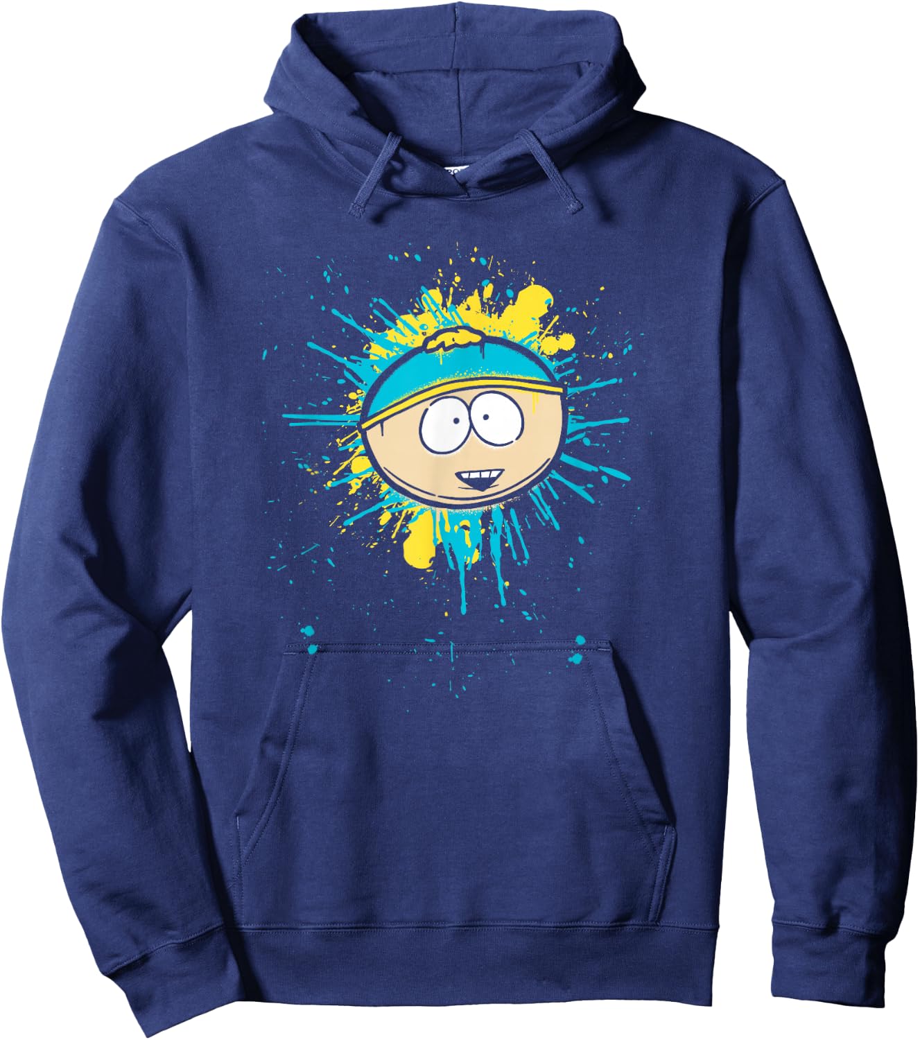 South Park Cartman Graffiti Splatter - Officially Licensed Hoodie - Hoodie | Navy