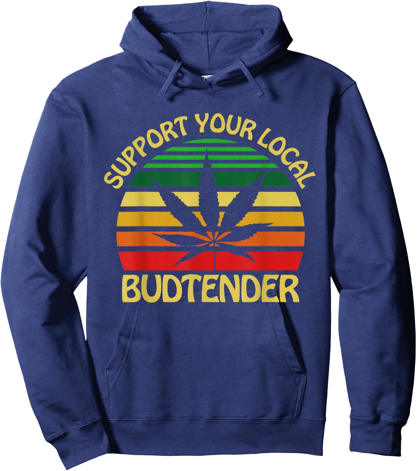 Budtender for Cannabis Weed Shop Dispensary Fans Hoodie - Hoodie | Navy