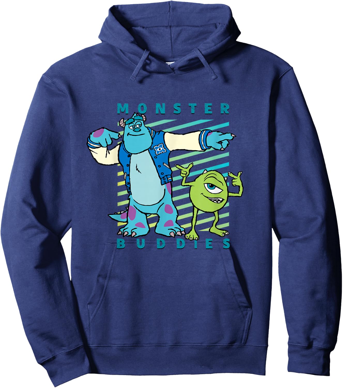 Disney PIXAR Sulley and Mike Wazowski Monster Buddies Hoodie - Hoodie | Navy