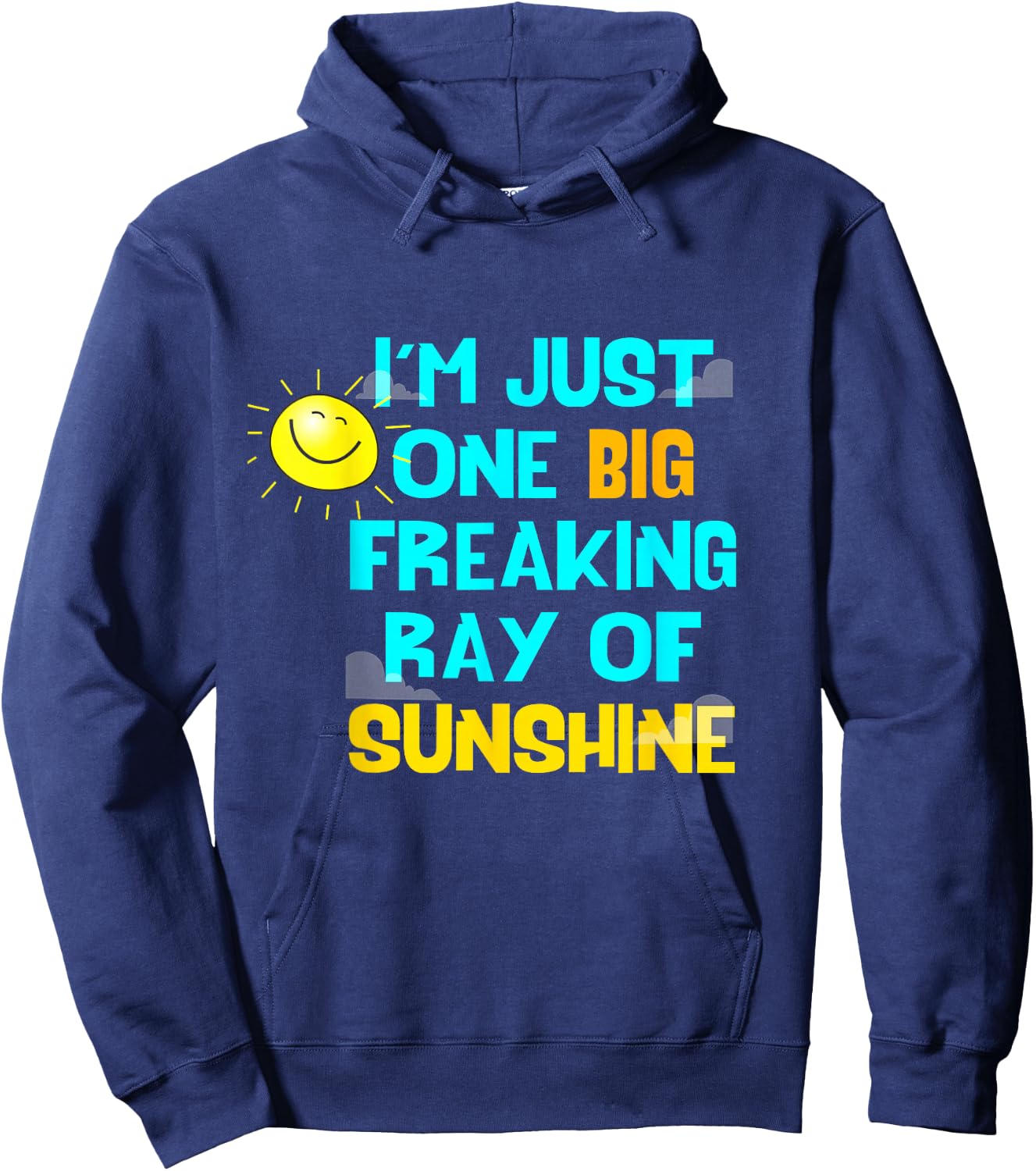 I'm Just One Big Freaking Ray Of Sunshine Women Hoodie - Hoodie | Navy