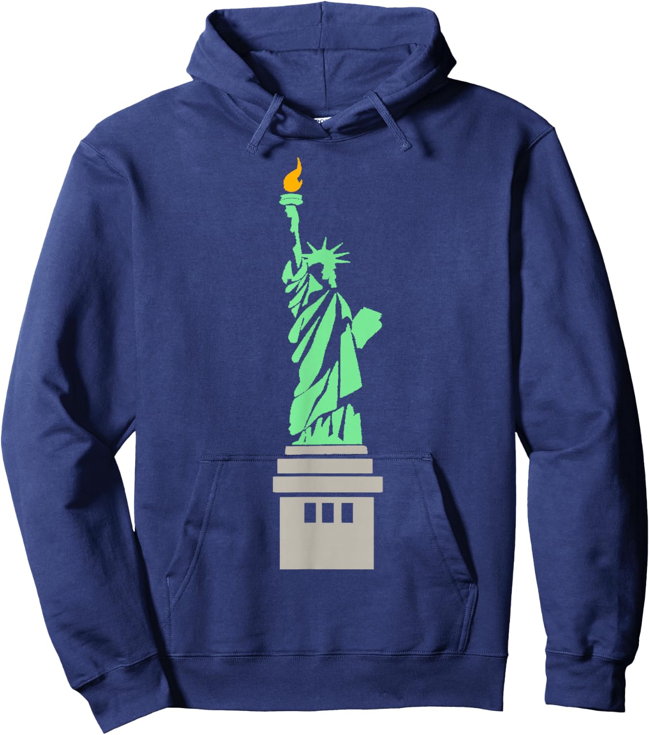 Statue of Liberty T Shirt - NYC Statue Shirt Hoodie - Hoodie | Navy