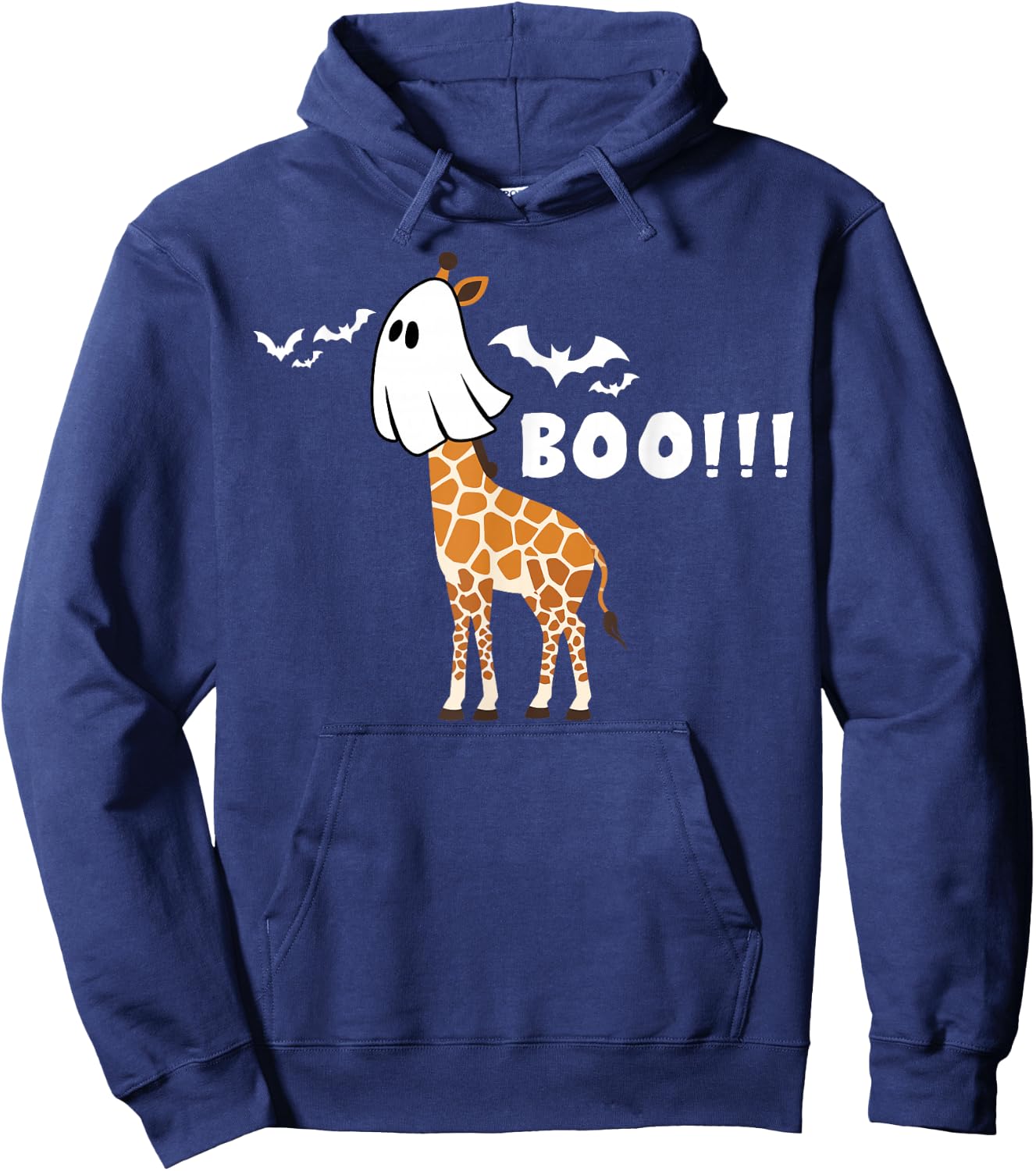 Giraffe Boo Halloween Fun Costume Party Hoodie - Hoodie | Navy