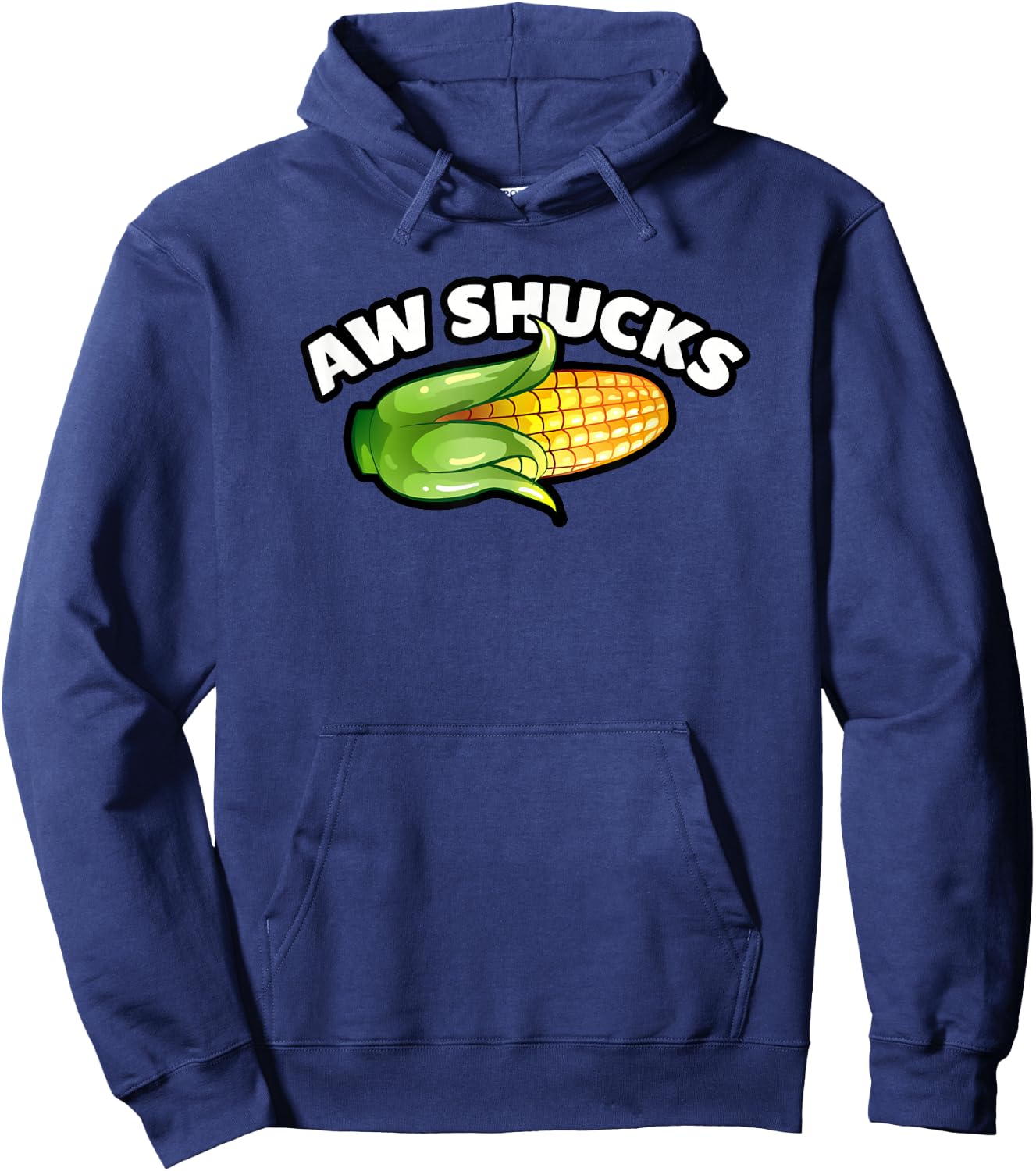 Aw Shucks Funny Corn Hoodie - Hoodie | Navy