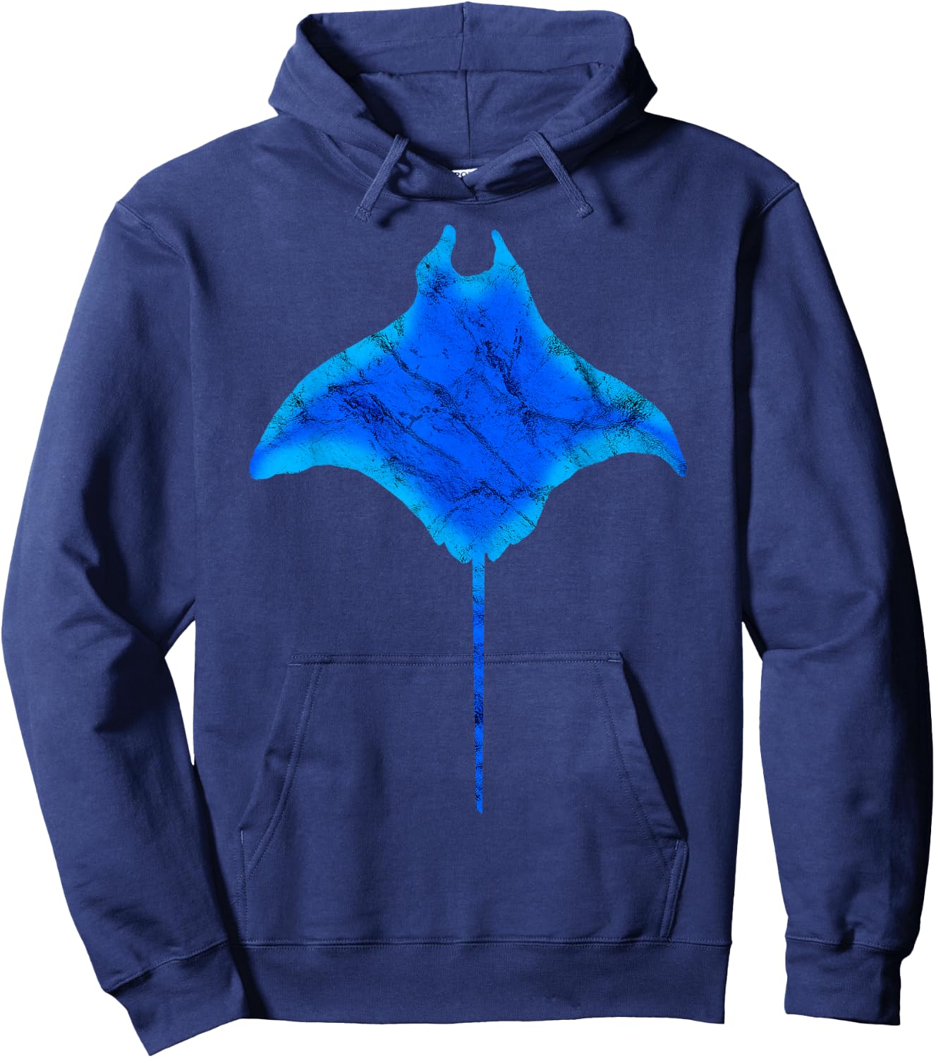 Stingray Manta Ray Shark Fishing Ocean Sea Creatures Hoodie - Hoodie | Navy