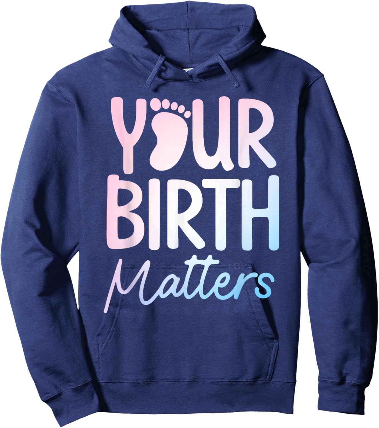 Cool Doula Art Girls Midwives Birth Worker Doula Hoodie - Hoodie | Navy
