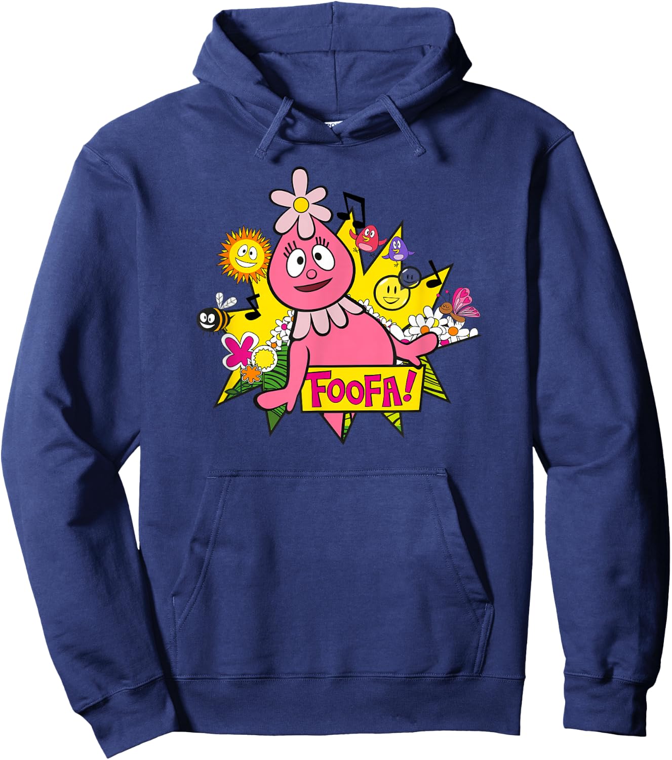 Yo Gabba Gabba - Classic Foofa 01 Hoodie - Hoodie | Navy