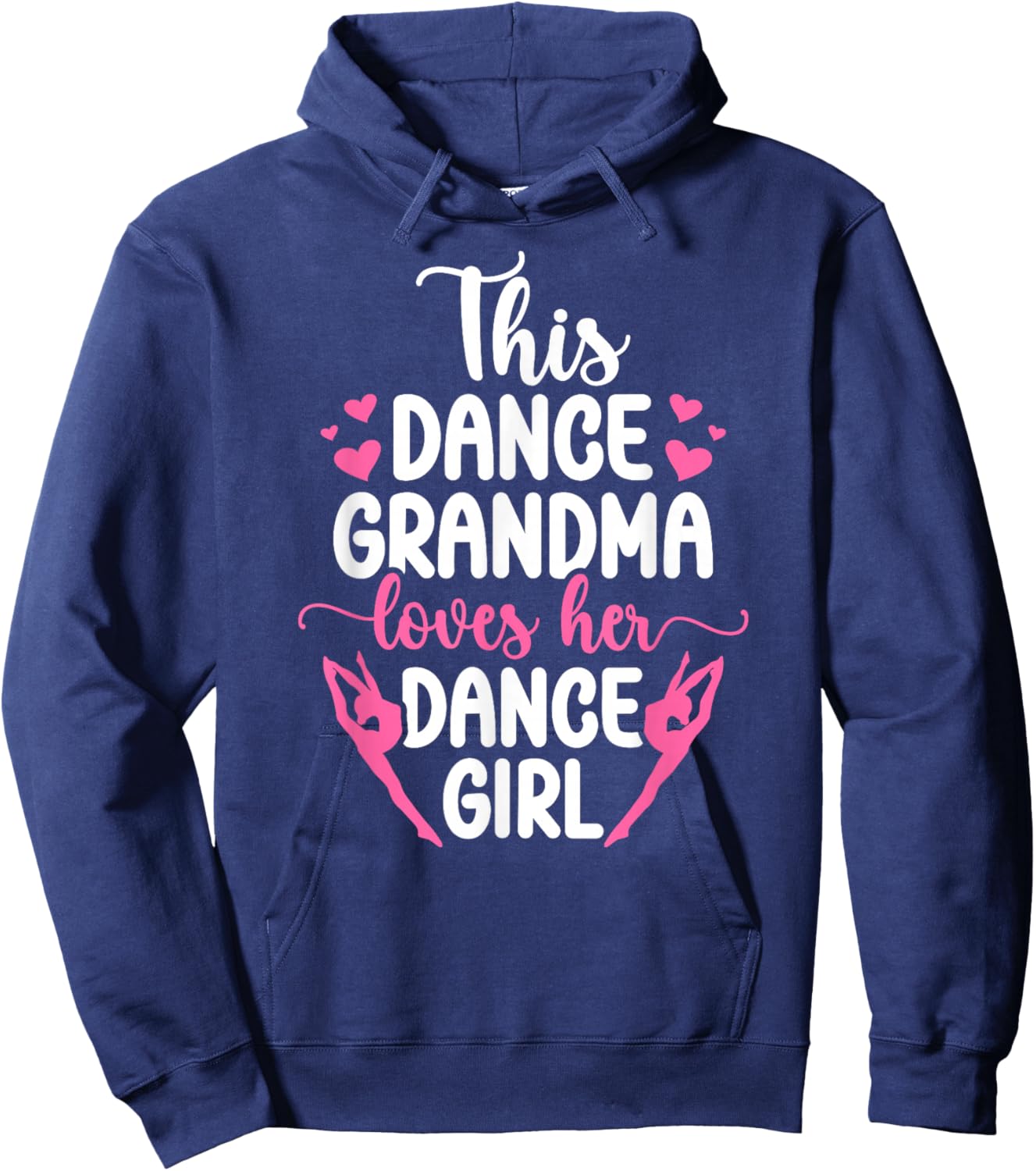 Dance Grandma Proud Dancing Grandmother Dancer Grandma Hoodie - Hoodie | Navy