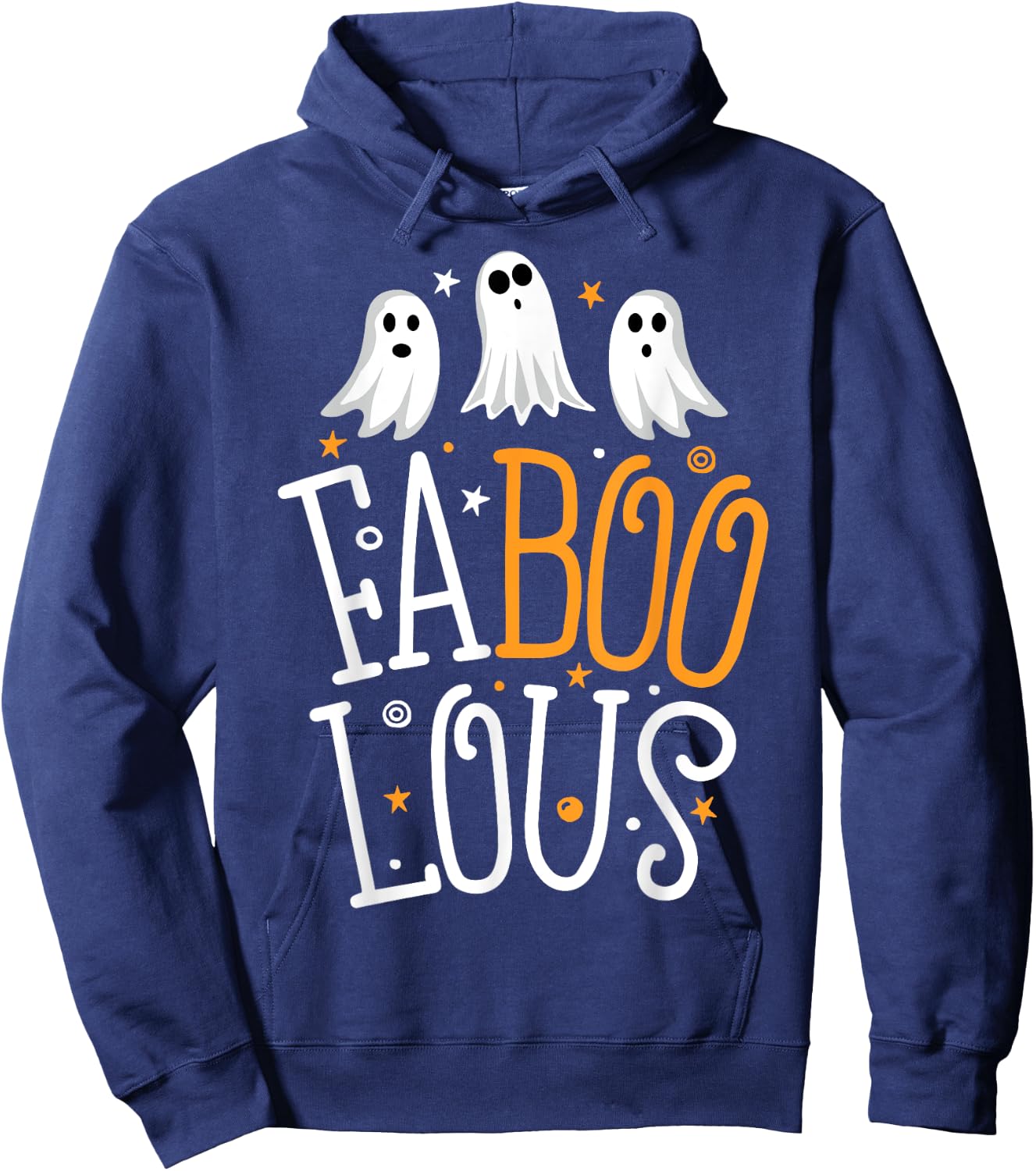 Faboolous Ghost Halloween Funny Men Women Boo Crew Pun Hoodie - Hoodie | Navy