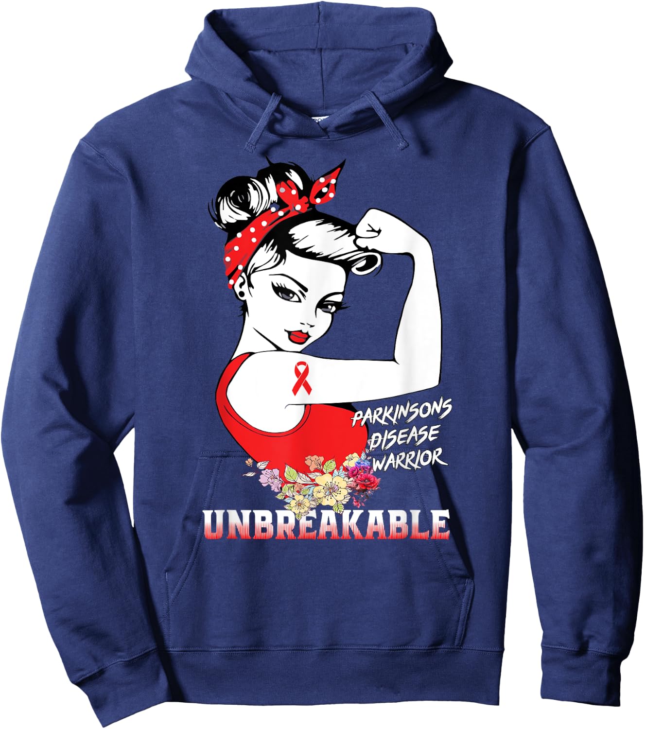 Parkinsons Disease Warrior Shirts Hoodie - Hoodie | Navy