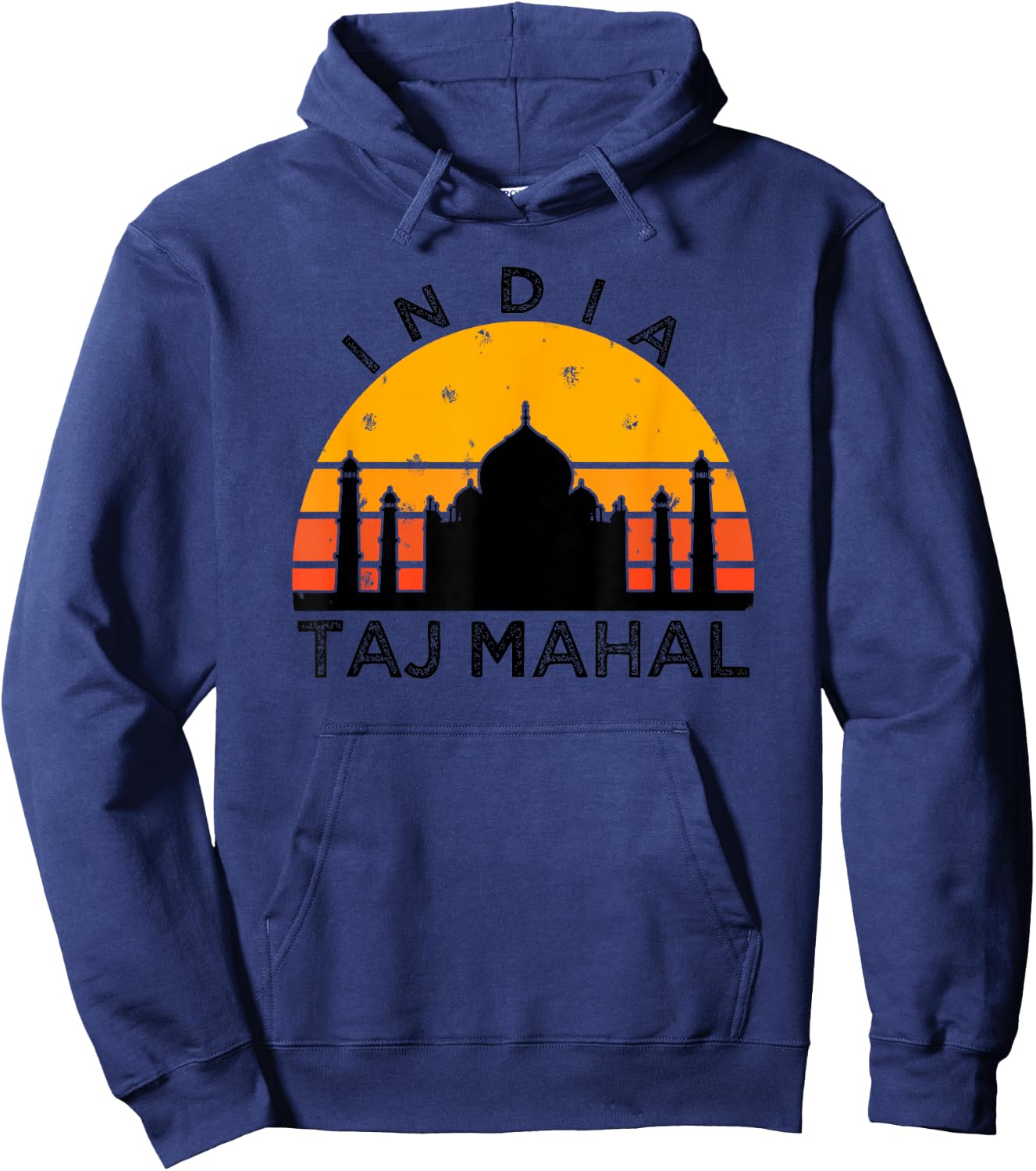 Taj Mahal India Gift Indian Travel Souvenir Hoodie - Hoodie | Navy
