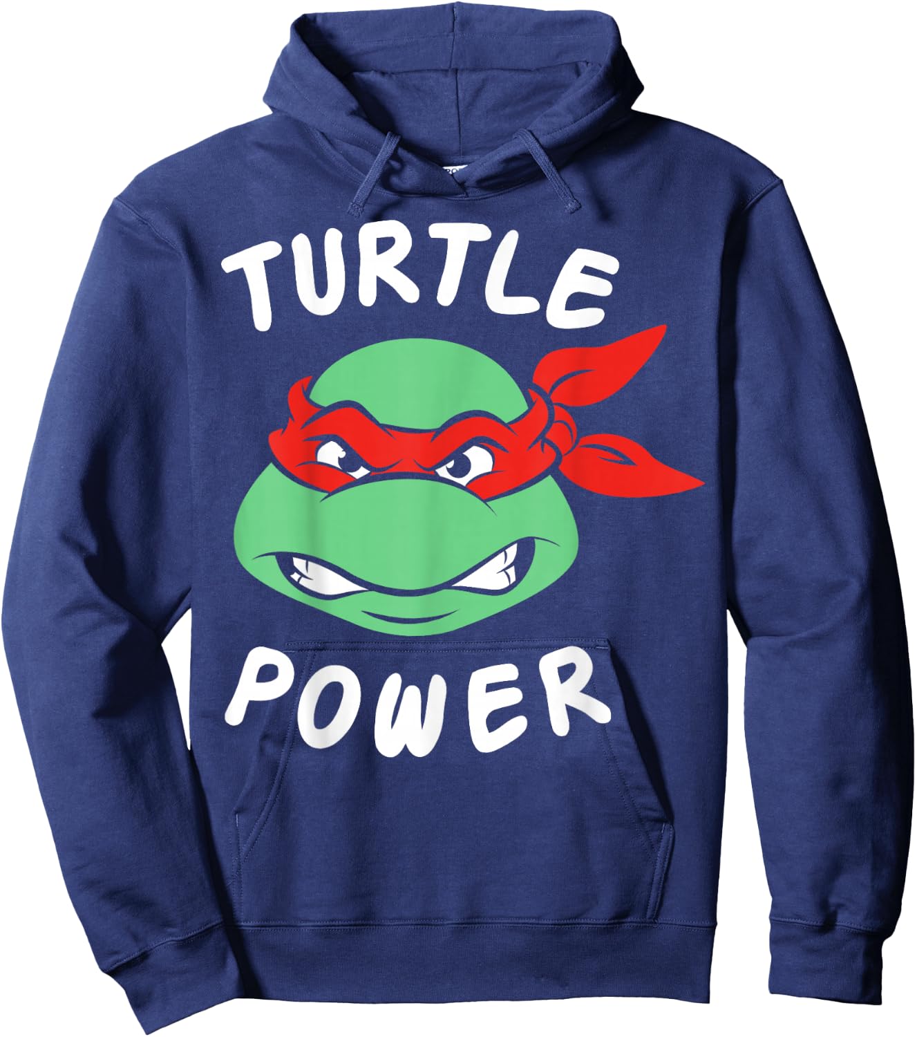 Teenage Mutant Ninja Turtles Raphael Turtle Power -Shirt Hoodie - Hoodie | Navy