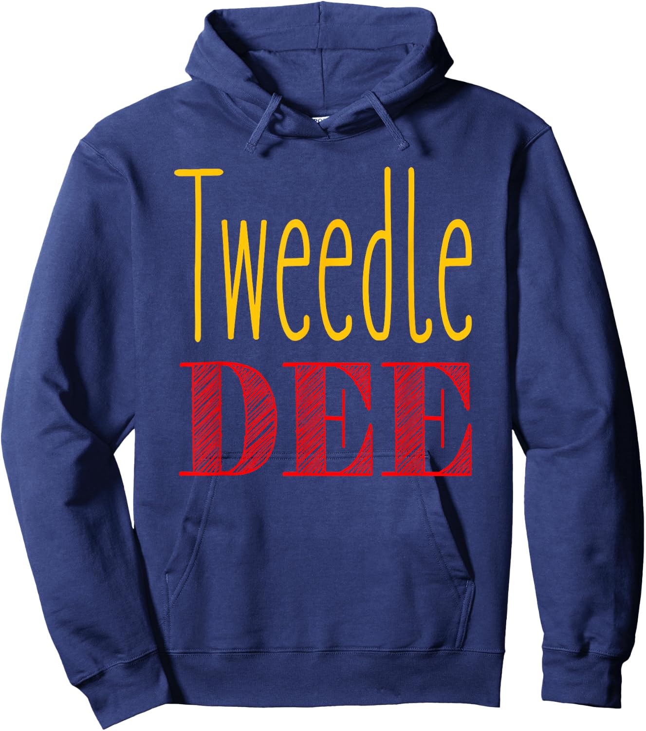 Tweedle Dee Halloween Costume Hoodie - Hoodie | Navy