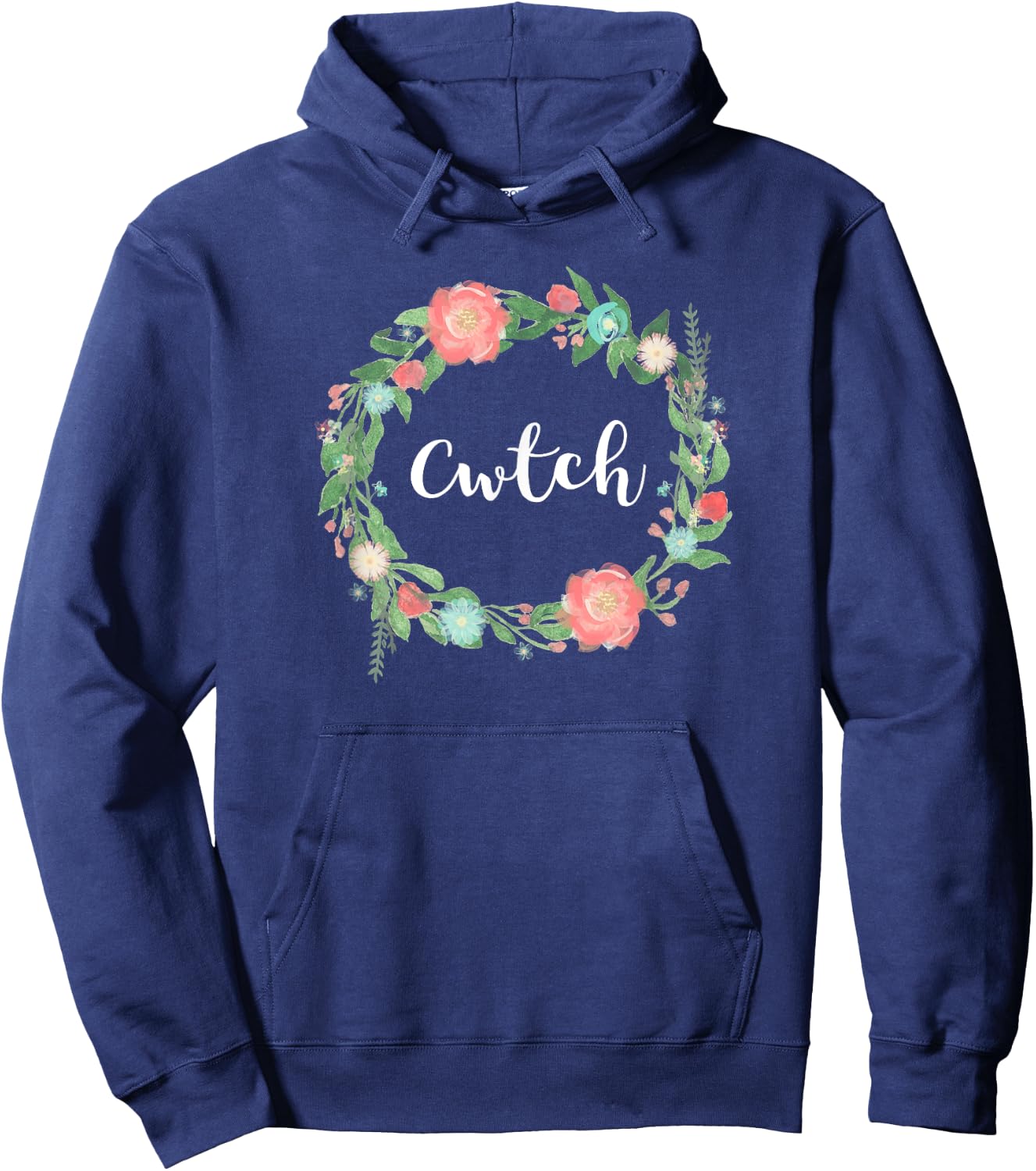 Cwtch awesome word for hug in Welsh - Love Wales Hoodie - Hoodie | Navy