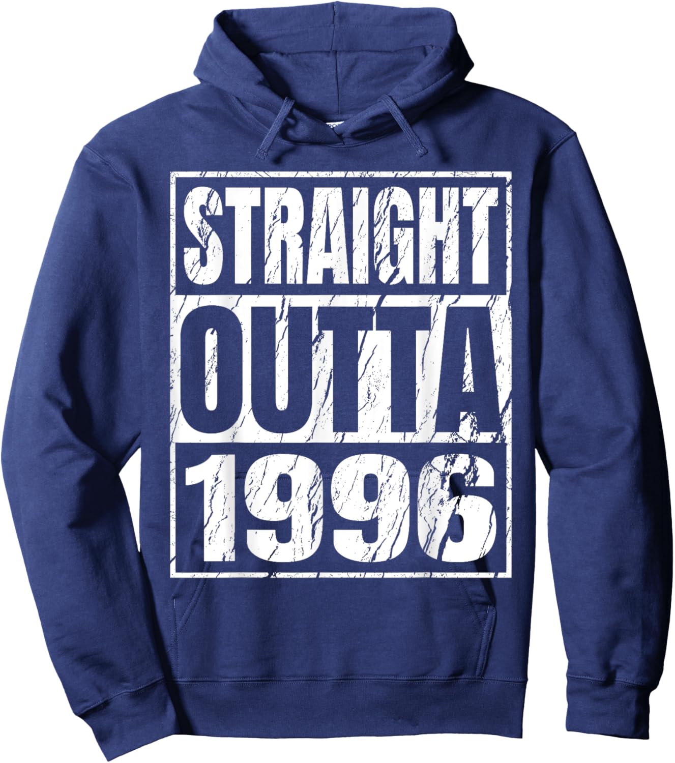 Straight Outta 1996 Classic Years Birth of Birthday Vintage Hoodie - Hoodie | Navy