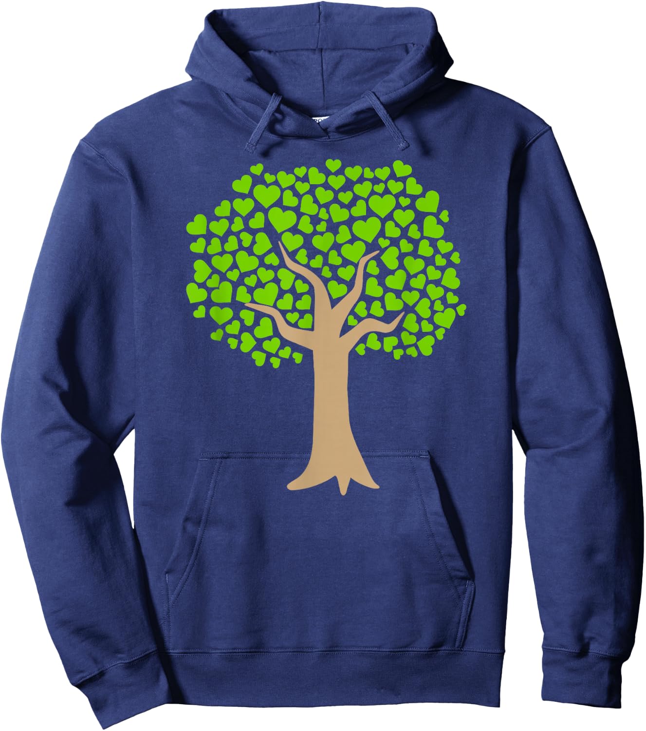 Green Tree Hoodie - Hoodie | Navy