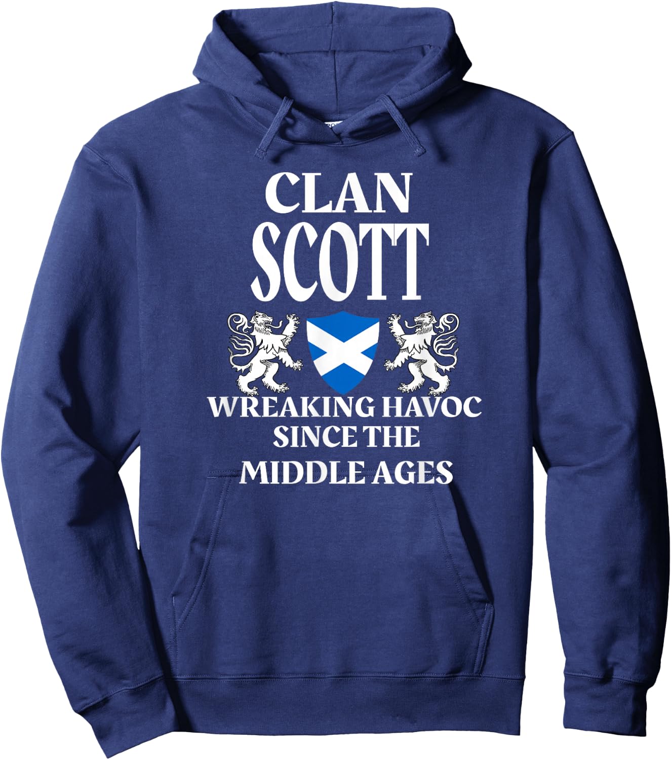 Scott Scottish Family Clan Scotland Name Hoodie - Hoodie | Navy
