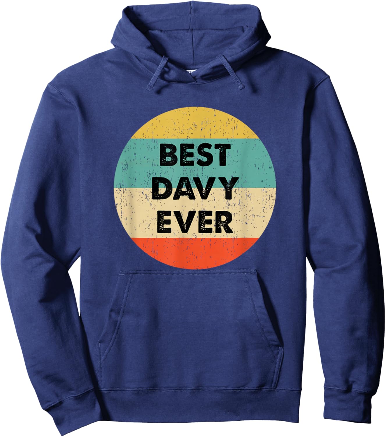 Davy Name Hoodie - Hoodie | Navy