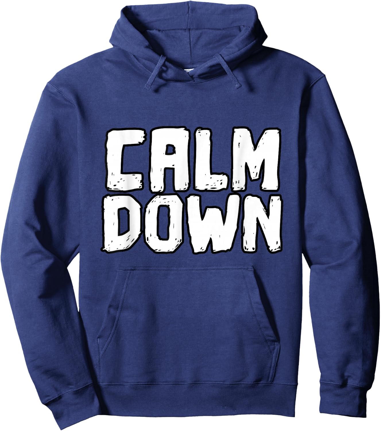 Calm Down - Women Men Youth Hoodie - Hoodie | Navy