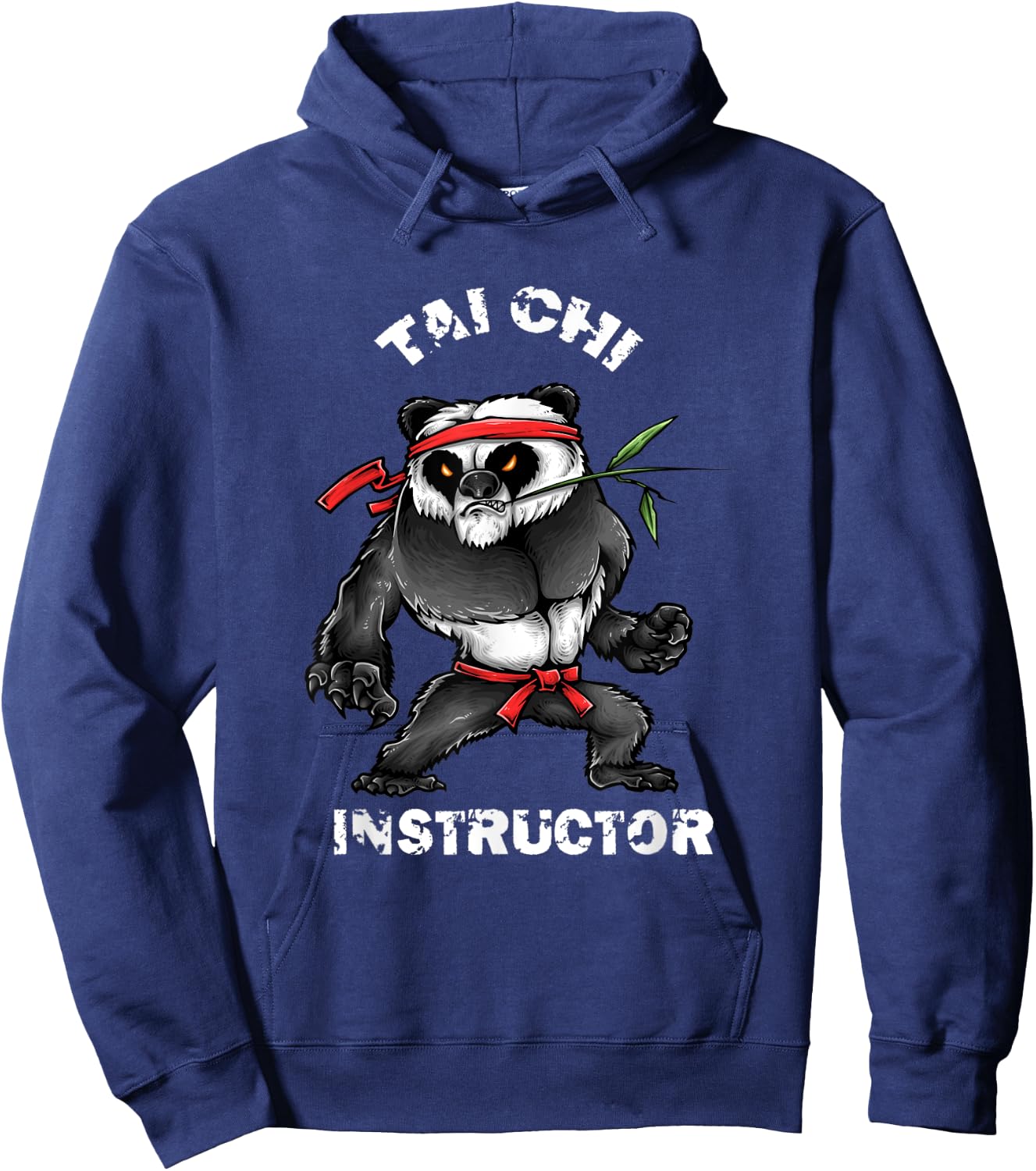 Tai Chi Instructor Shirt Apparel Fighting Panda T Shirt Hoodie - Hoodie | Navy
