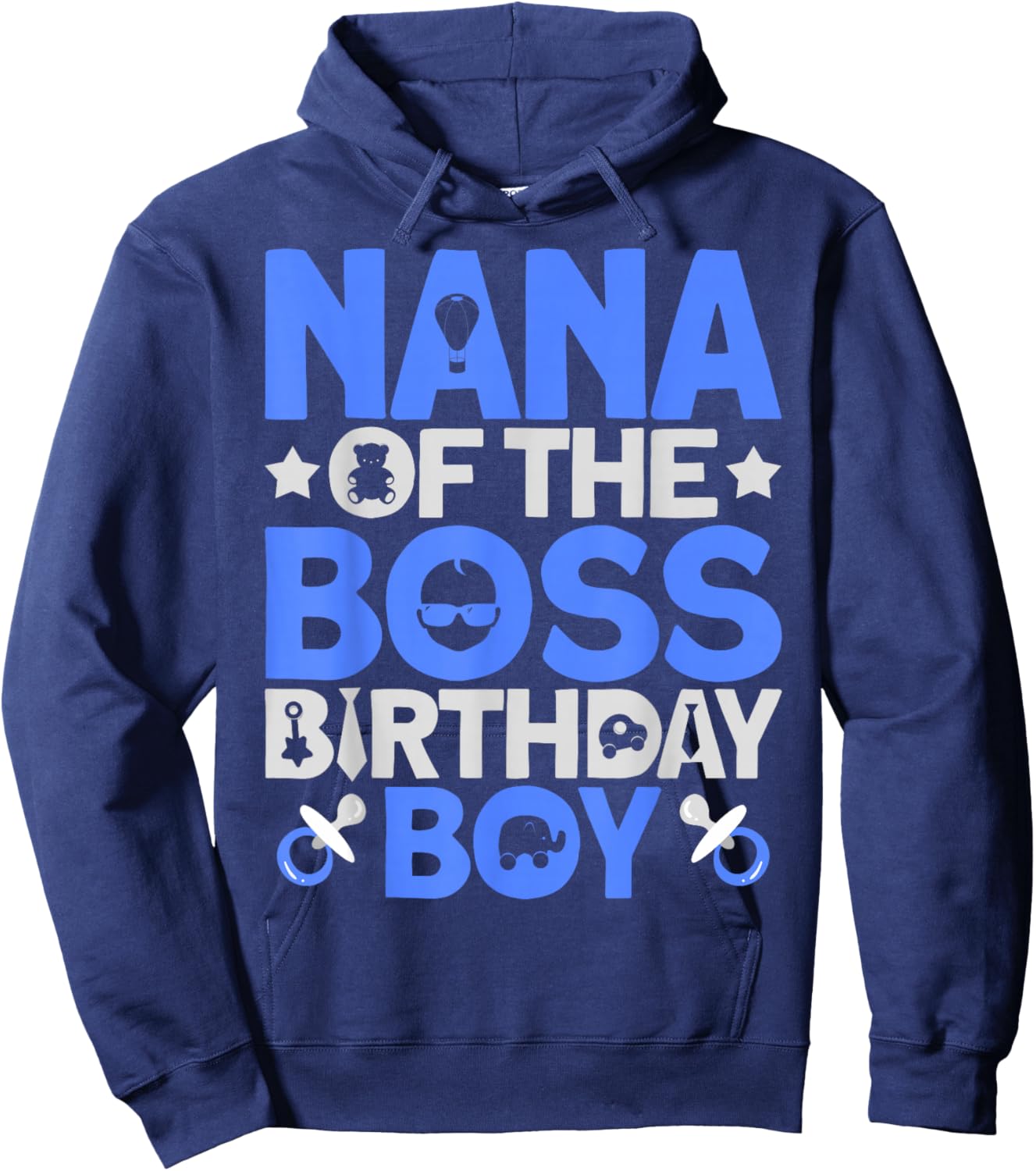 Nana Of The Boss Birthday Party Outfit Like A Boss Nana Hoodie - Hoodie | Navy