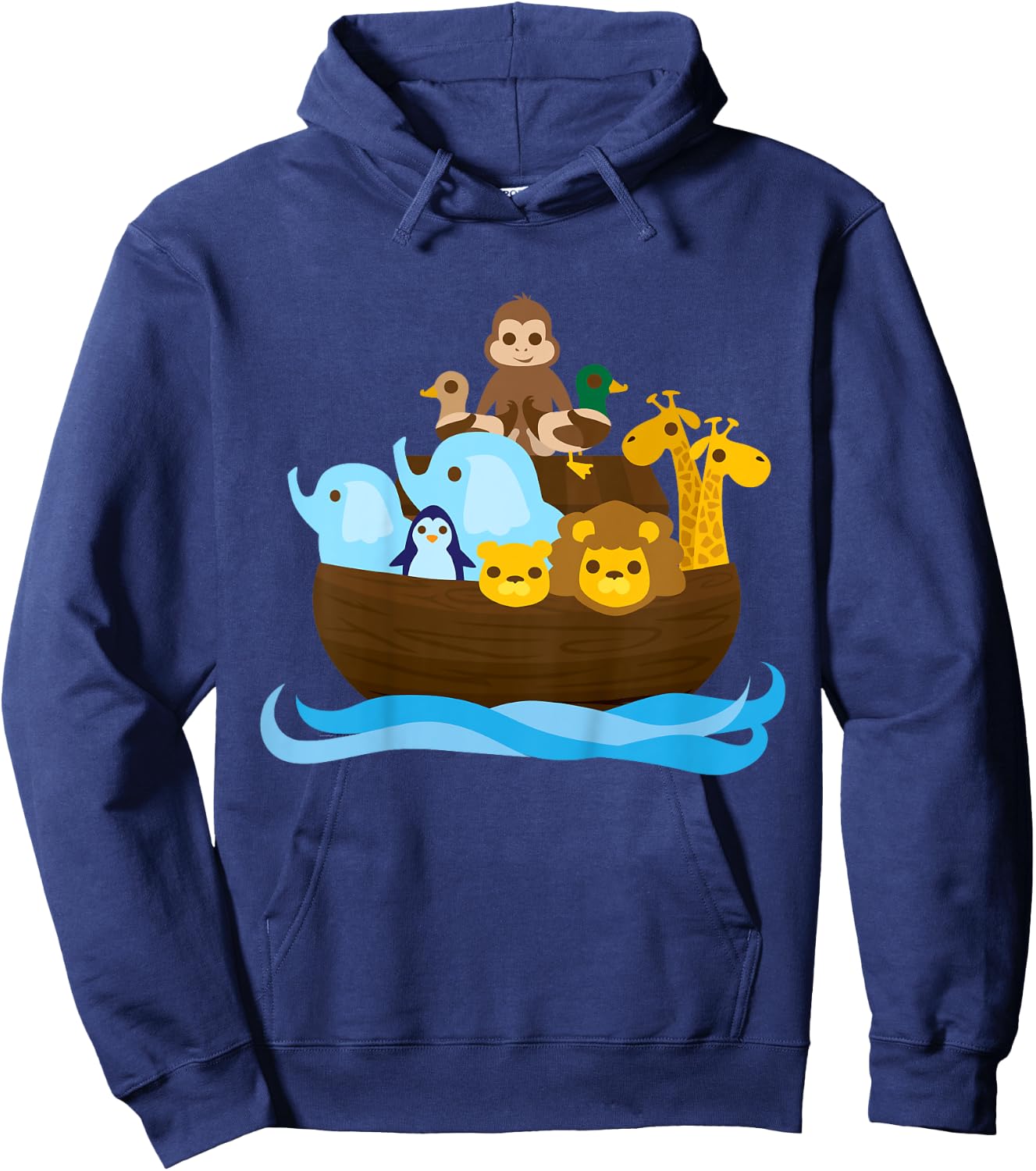 Noah's Ark Cute - Colorful Design Edition Hoodie - Hoodie | Navy