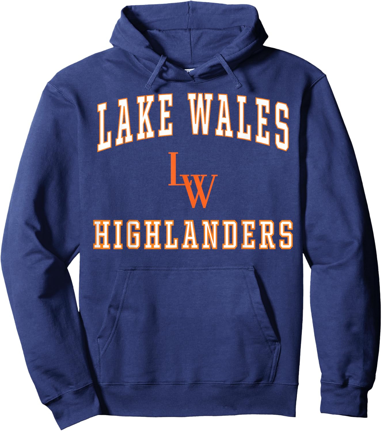 Lake Wales High School Highlanders C1 Hoodie - Hoodie | Navy