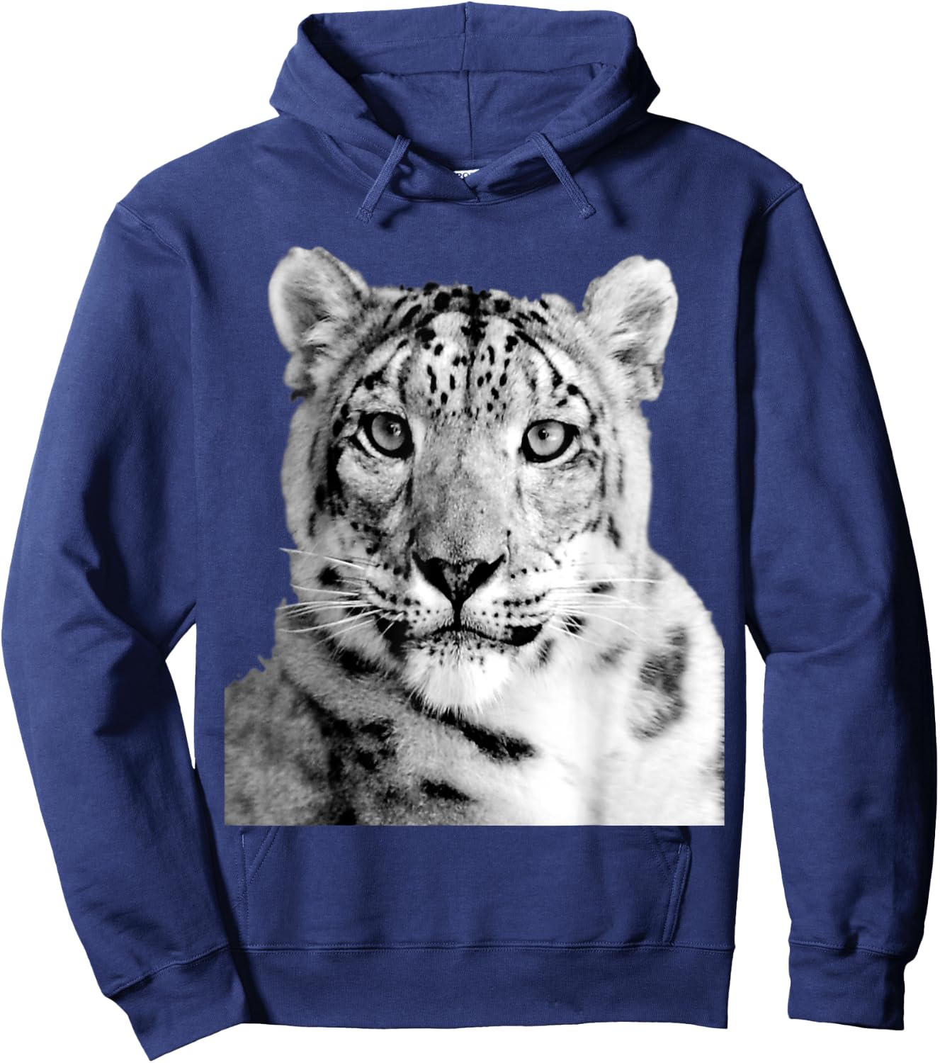 Snow Leopard Hoodie - Hoodie | Navy